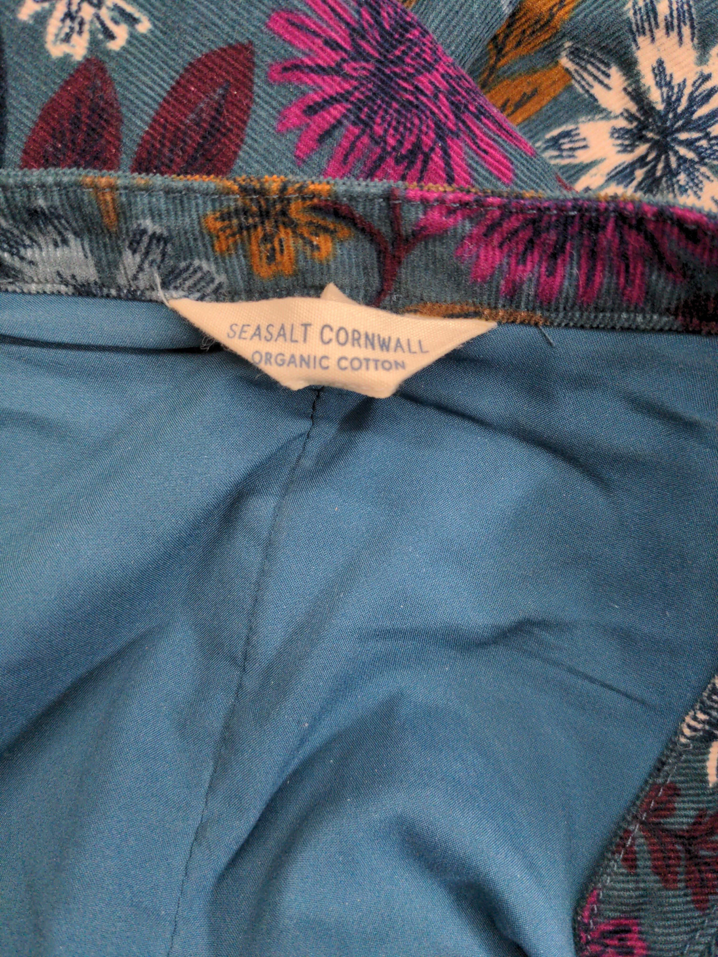 SEASALT CORNWALL Shirt Midi Dress UK20 in Green - Image 5
