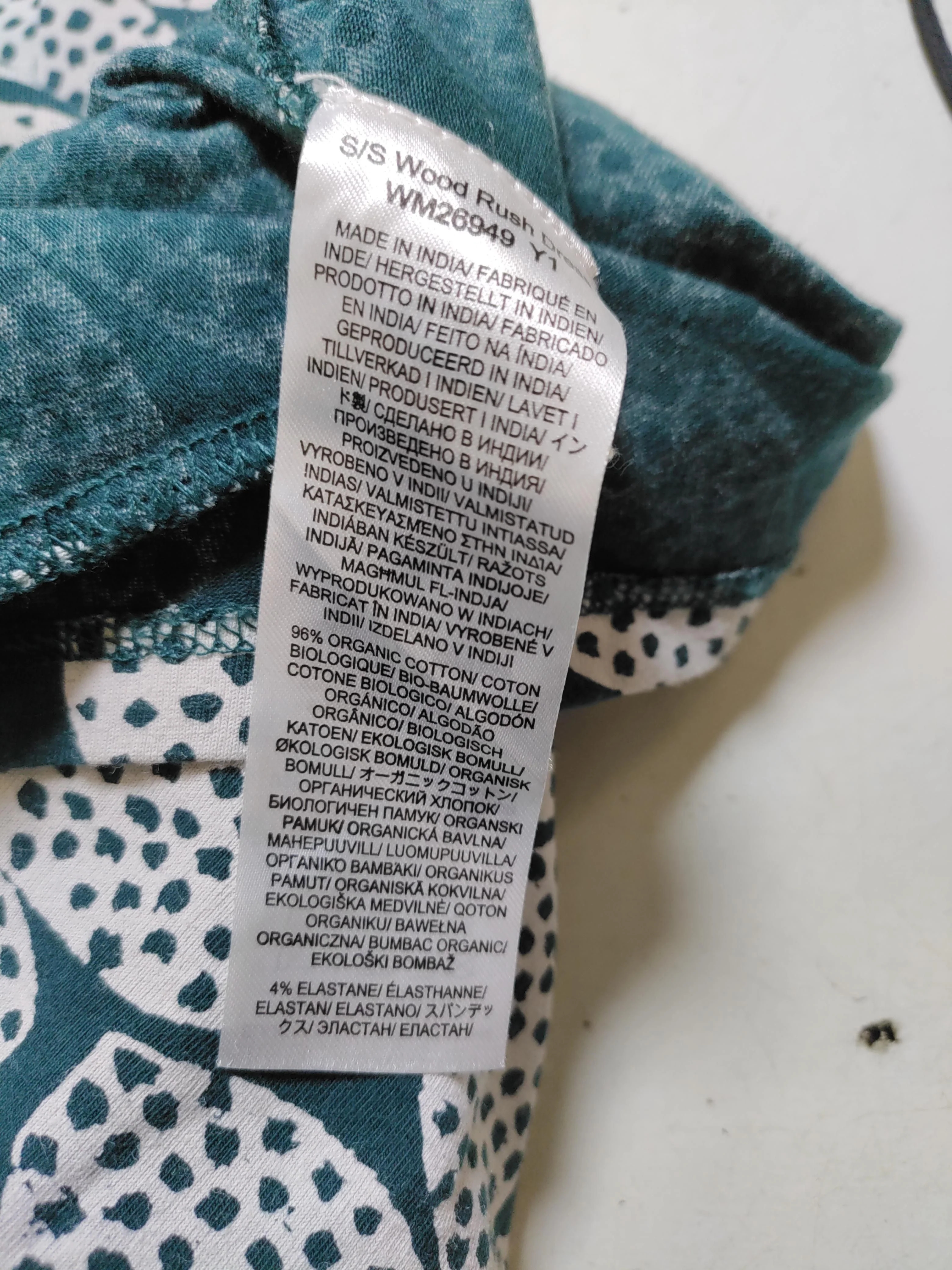 SEASALT CORNWALL Shirt Mini Dress UK14 in Green - Image 6