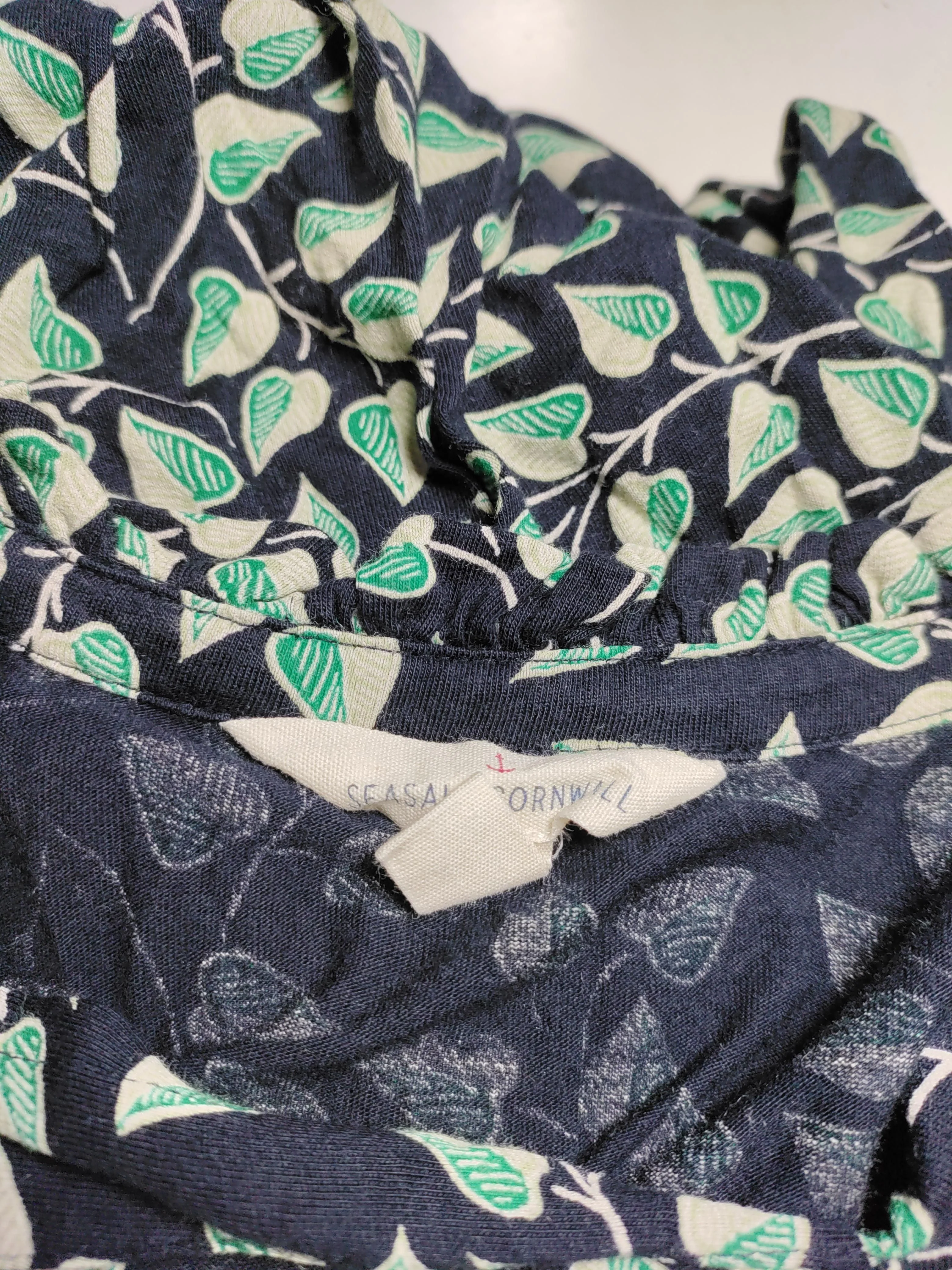 SEASALT CORNWALL Shirt Mini Dress UK16 in Blue - Image 5