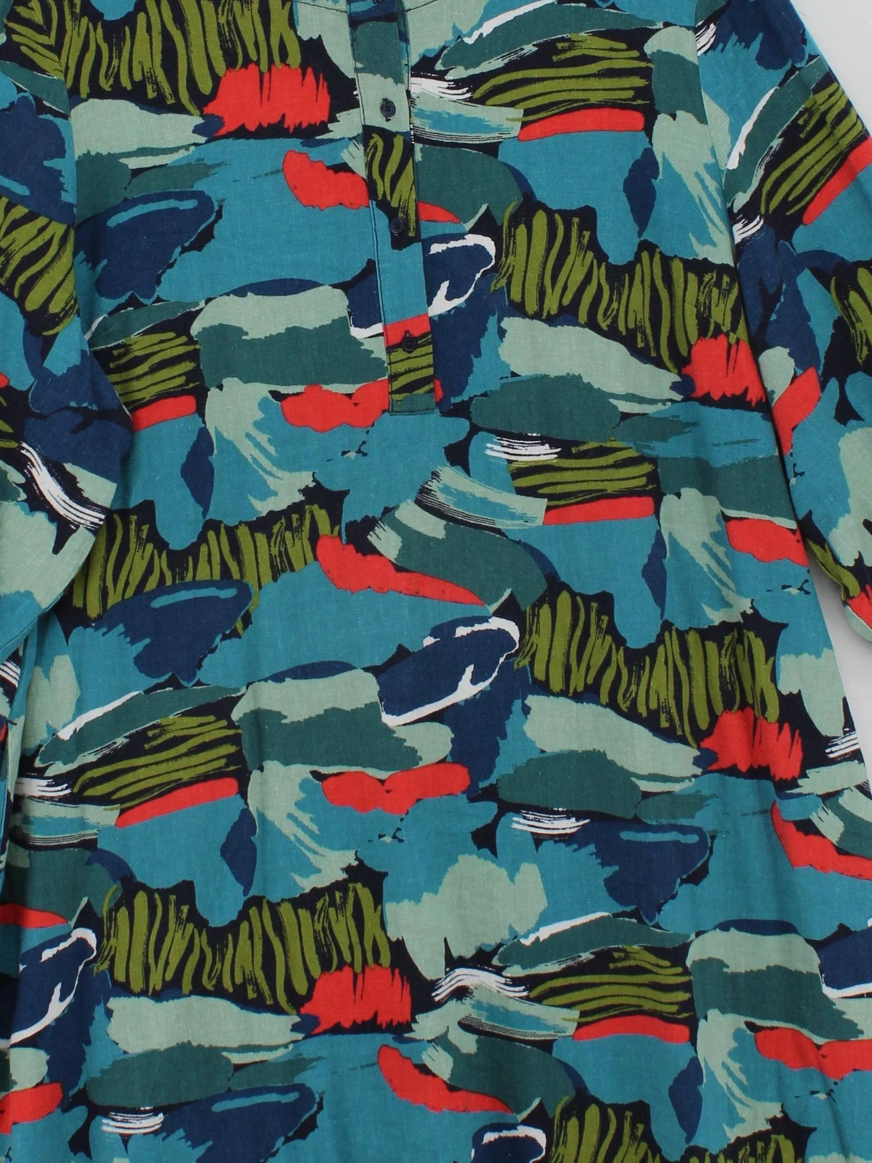 SEASALT CORNWALL Shirt Mini Dress UK20 in Multi - Image 3