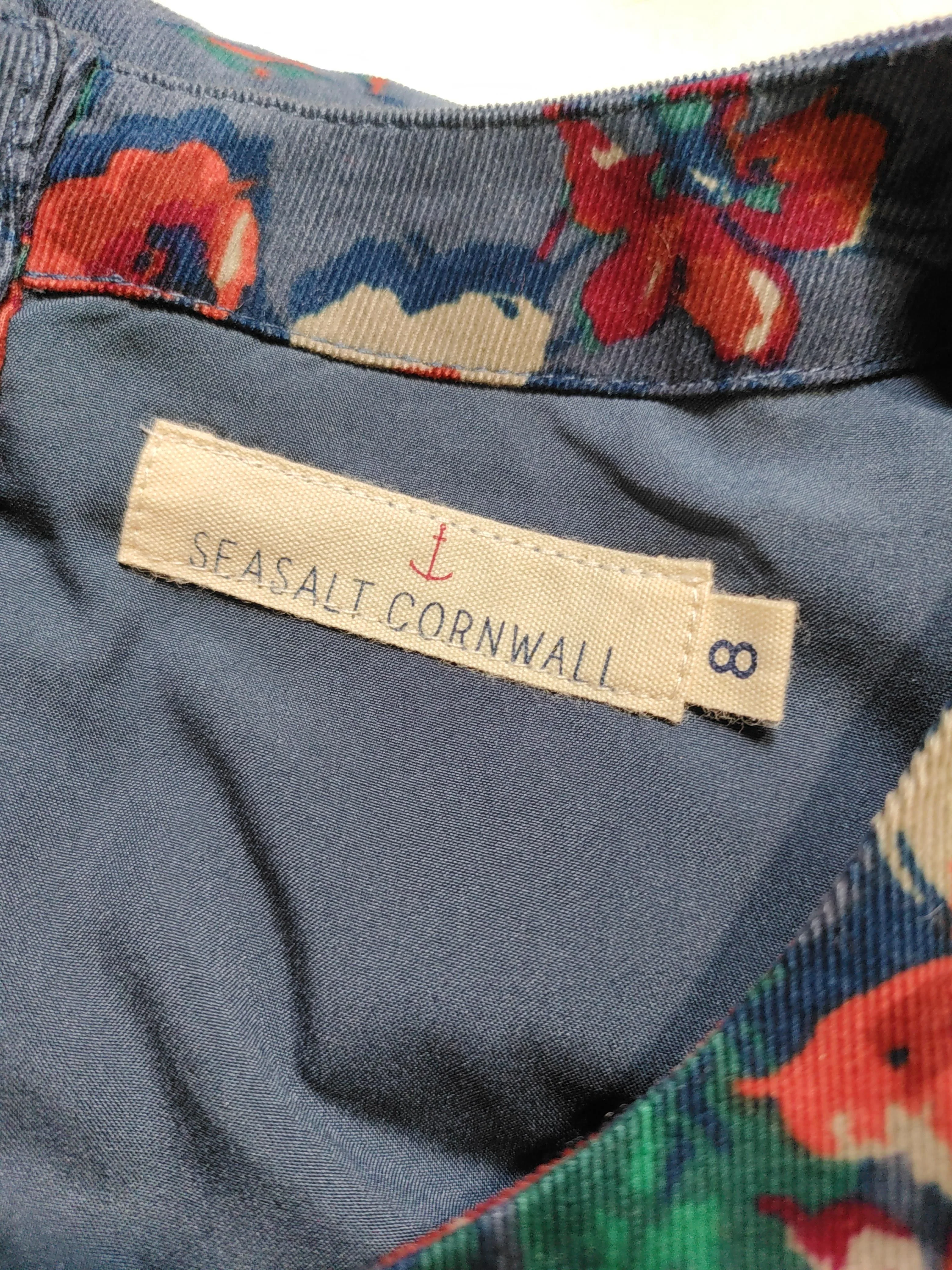 SEASALT CORNWALL Shirt Mini Dress UK8 in Blue - Image 5