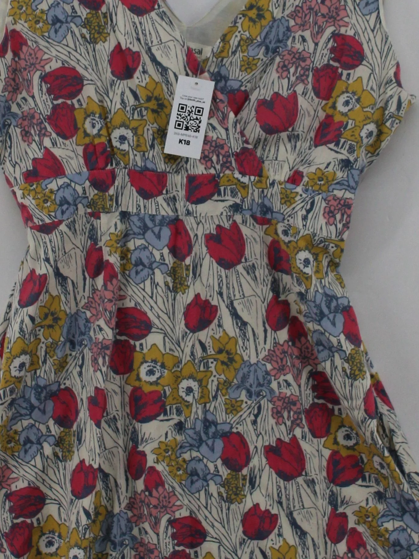 SEASALT CORNWALL Skater Mini Dress UK12 in Multi - Image 3