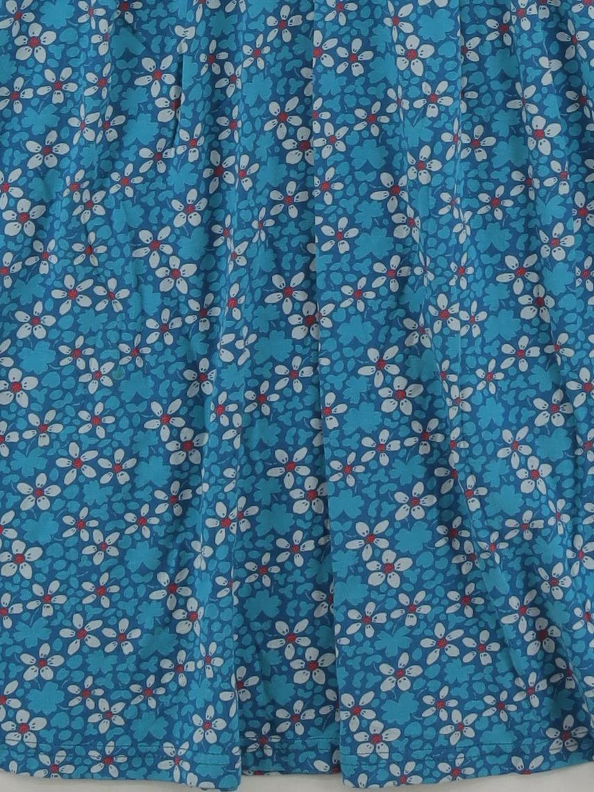 SEASALT CORNWALL Skater Mini Dress UK14 in Blue - Image 4