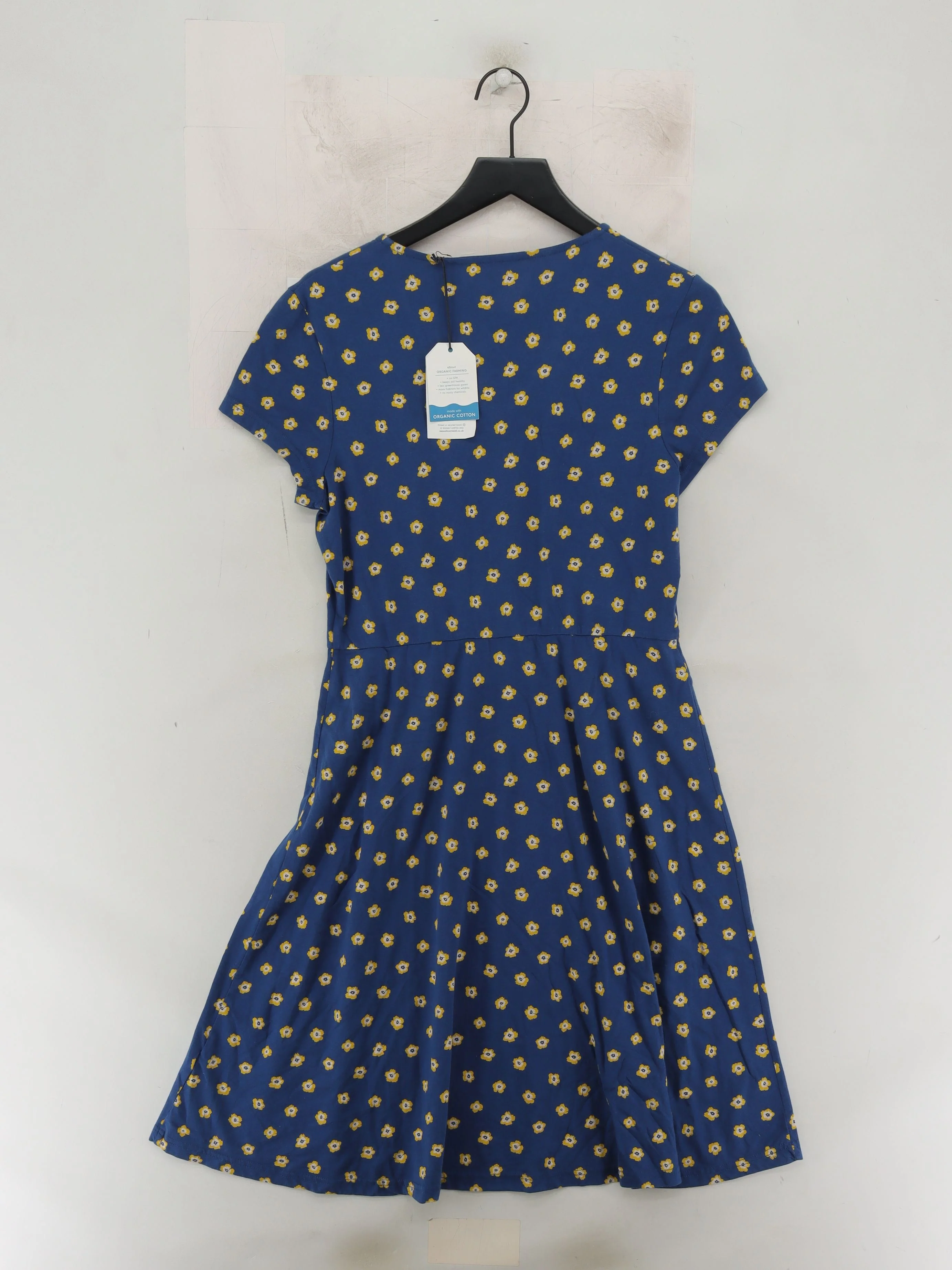 SEASALT CORNWALL Skater Mini Dress UK14 in Blue - Image 2