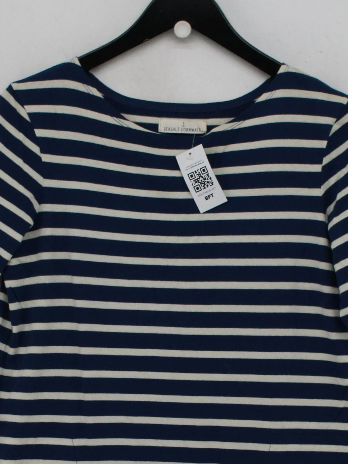 SEASALT CORNWALL T-Shirt Midi Dress UK10 in Blue - Image 3
