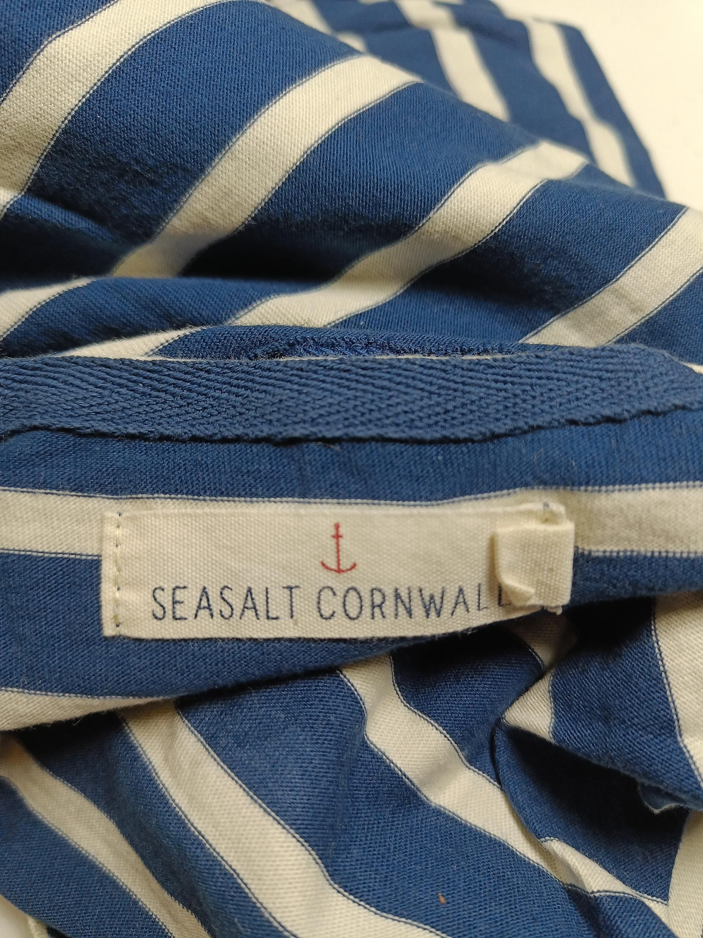 SEASALT CORNWALL T-Shirt Midi Dress UK10 in Blue - Image 5