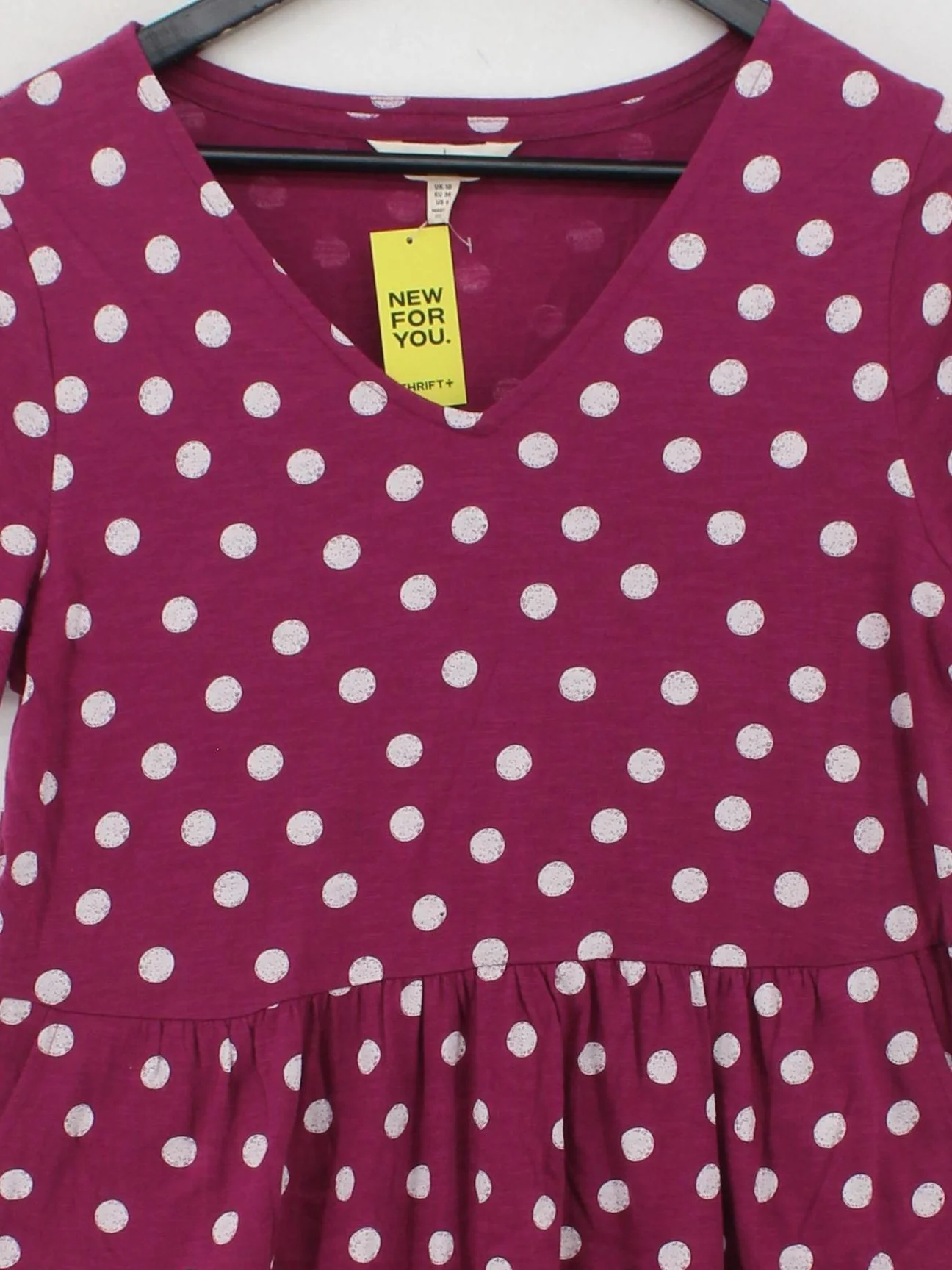 SEASALT CORNWALL T-Shirt Midi Dress UK10 in Pink - Image 3