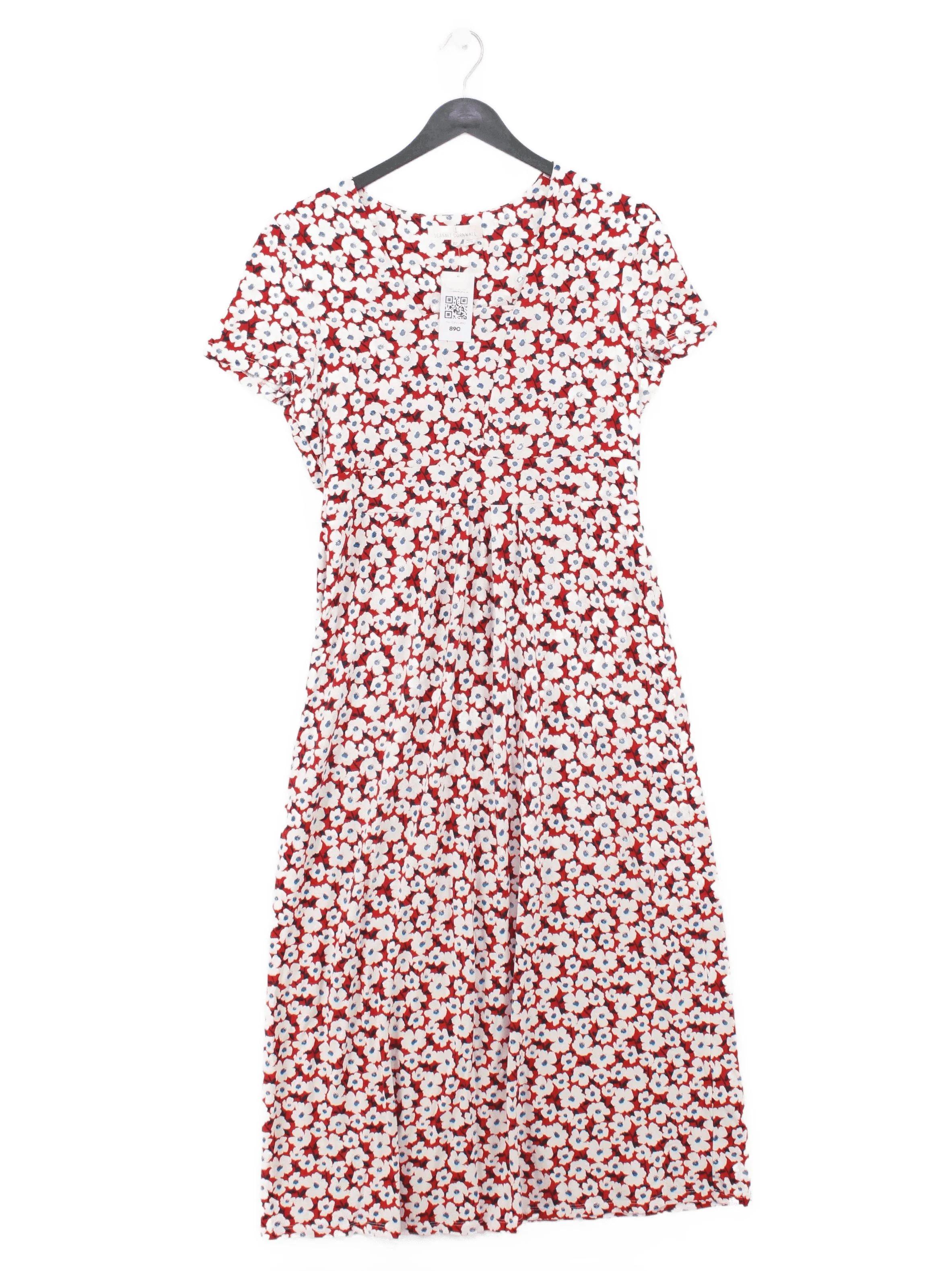 SEASALT CORNWALL T-Shirt Midi Dress UK12 in Multi