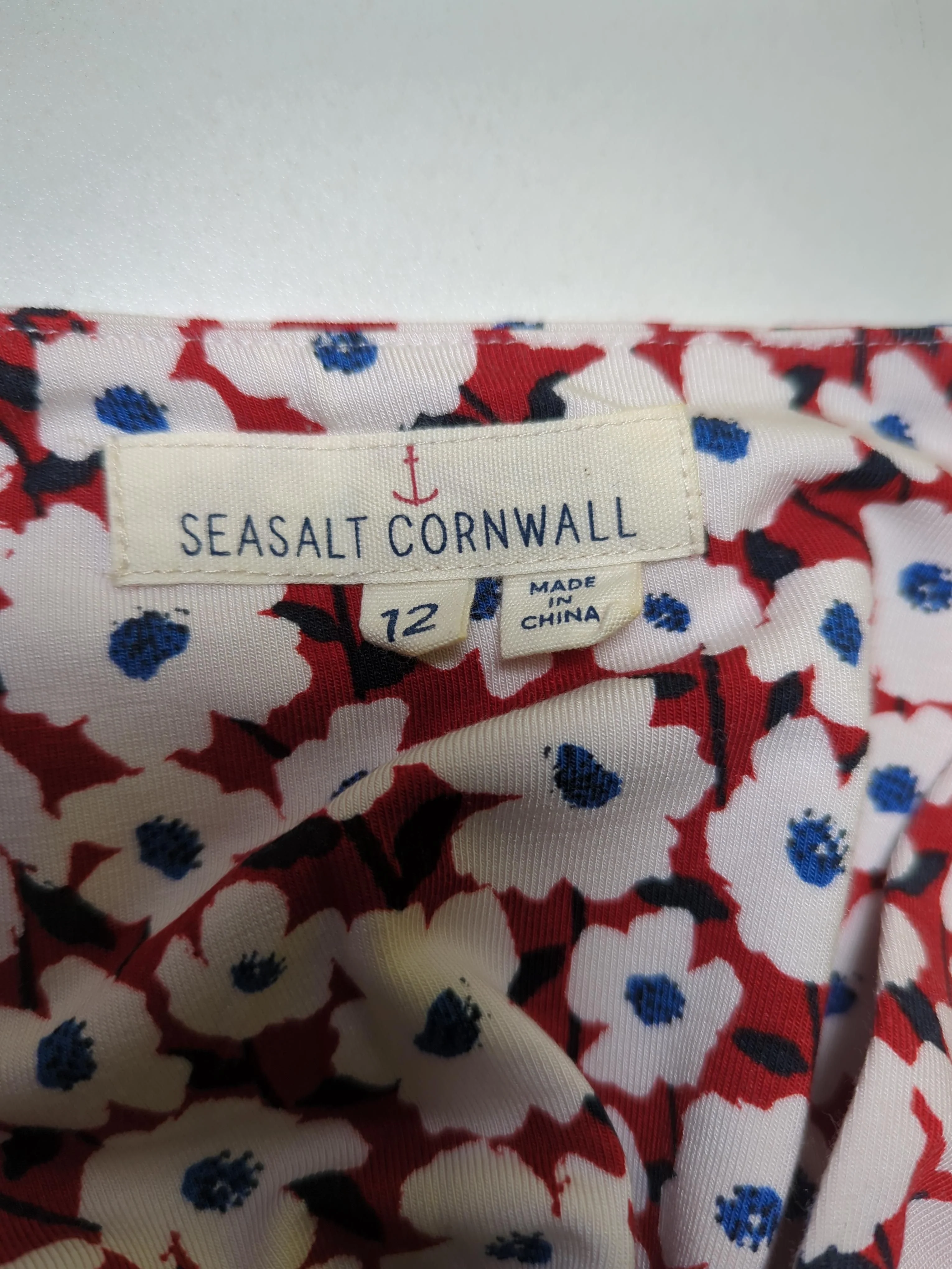 SEASALT CORNWALL T-Shirt Midi Dress UK12 in Multi - Image 5