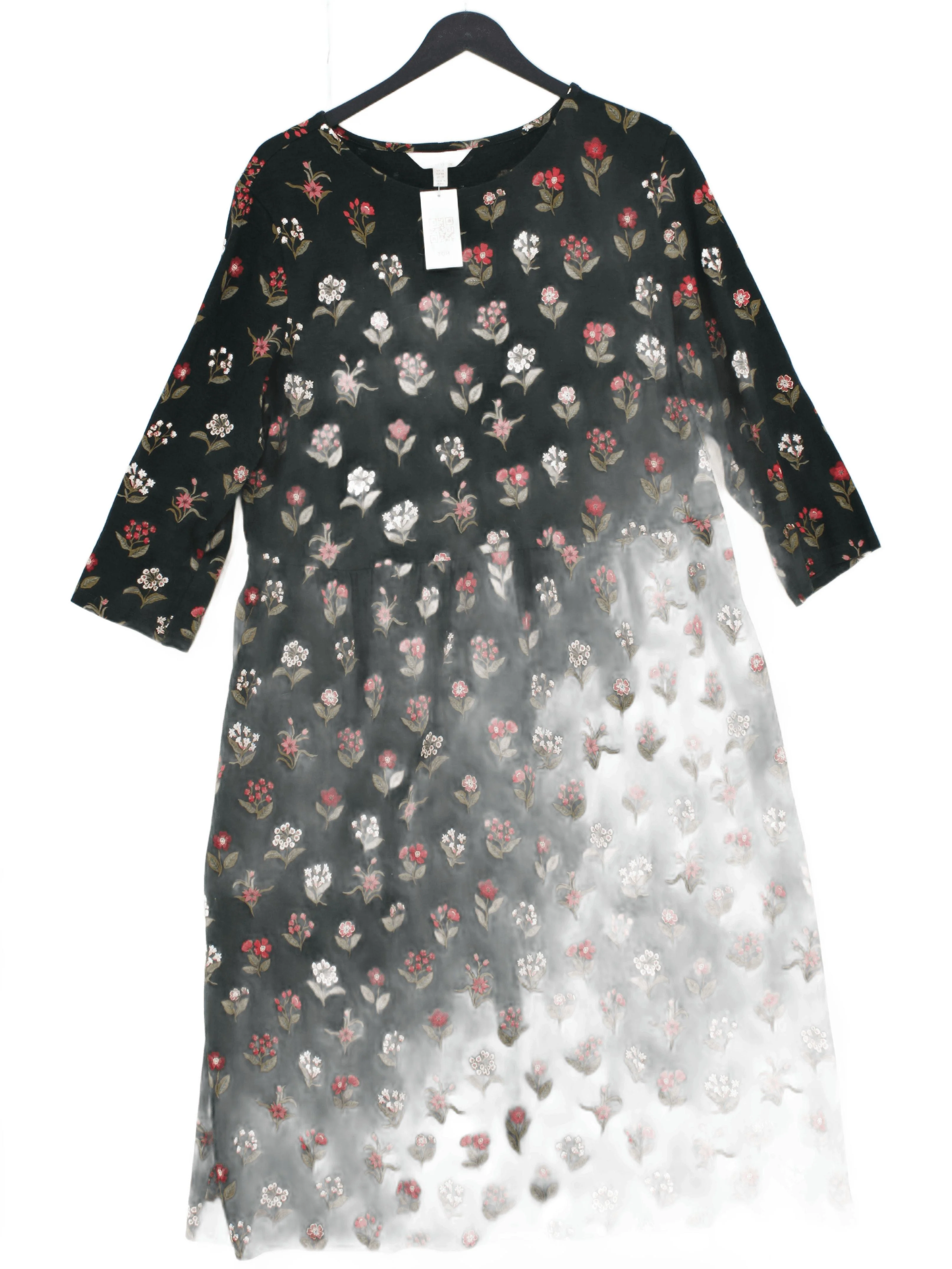 SEASALT CORNWALL T-Shirt Midi Dress UK16 in Green