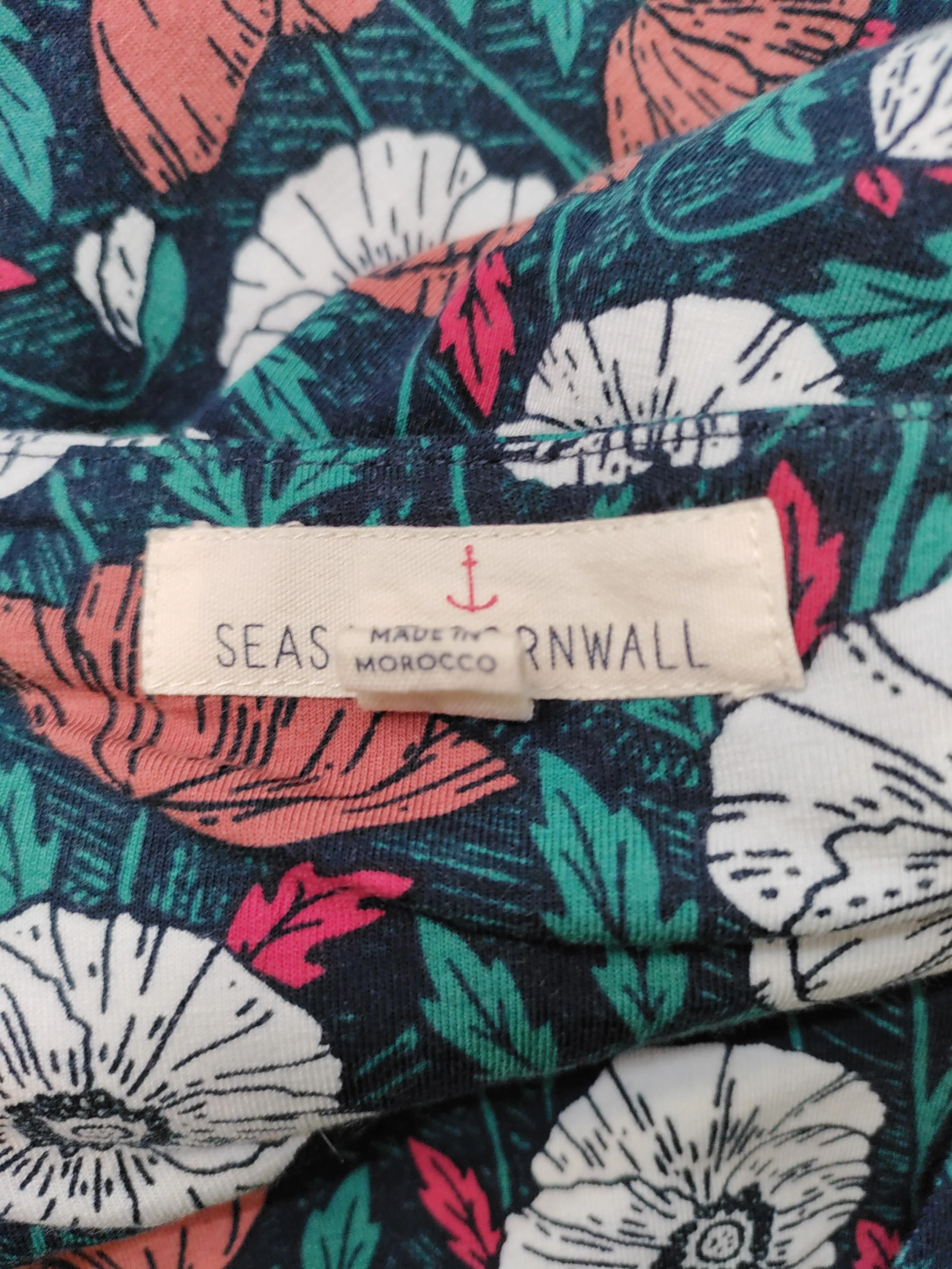 SEASALT CORNWALL T-Shirt Midi Dress UK2 in Green - Image 5