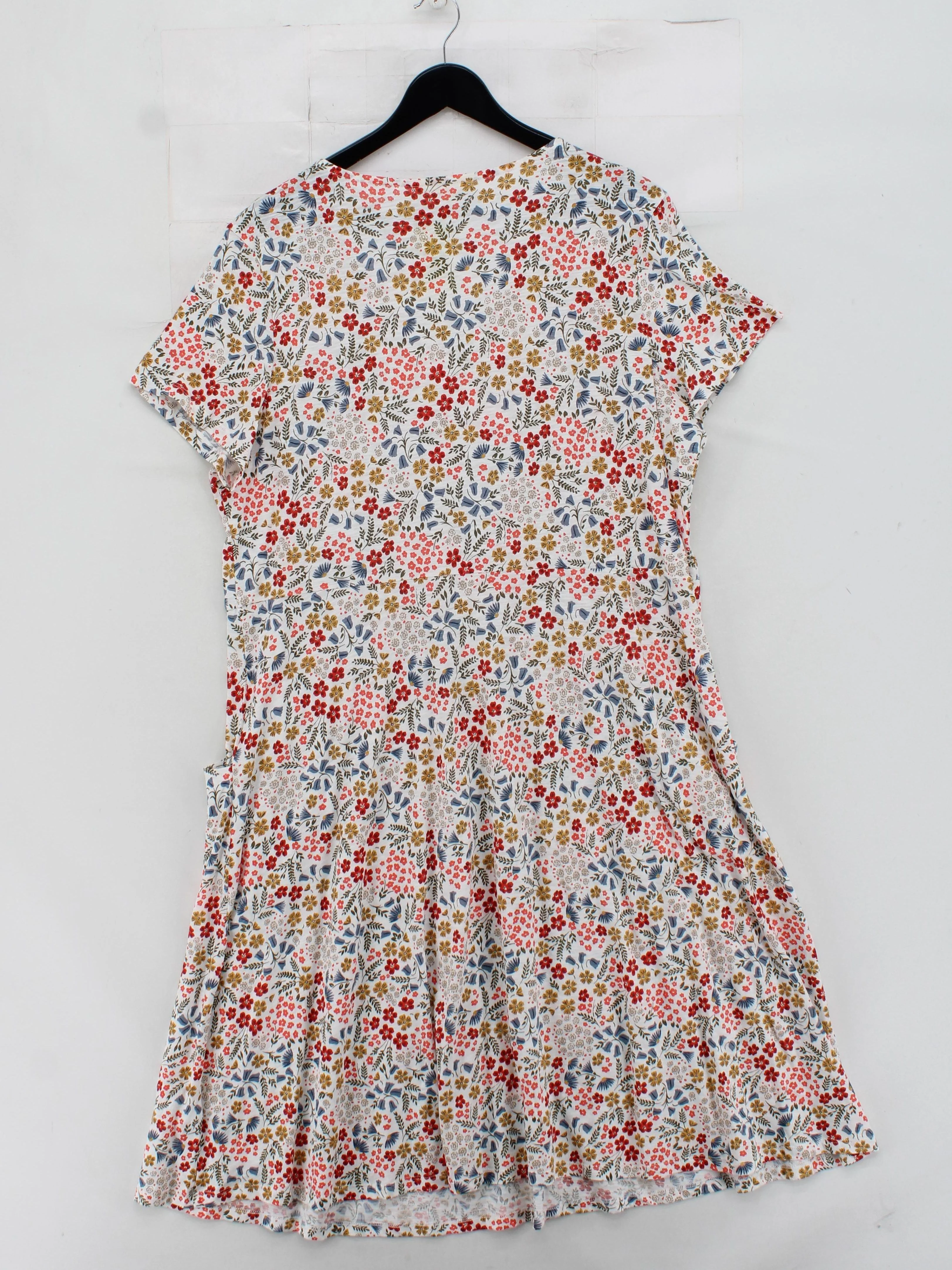 SEASALT CORNWALL T-Shirt Midi Dress UK20 in Multi - Image 2