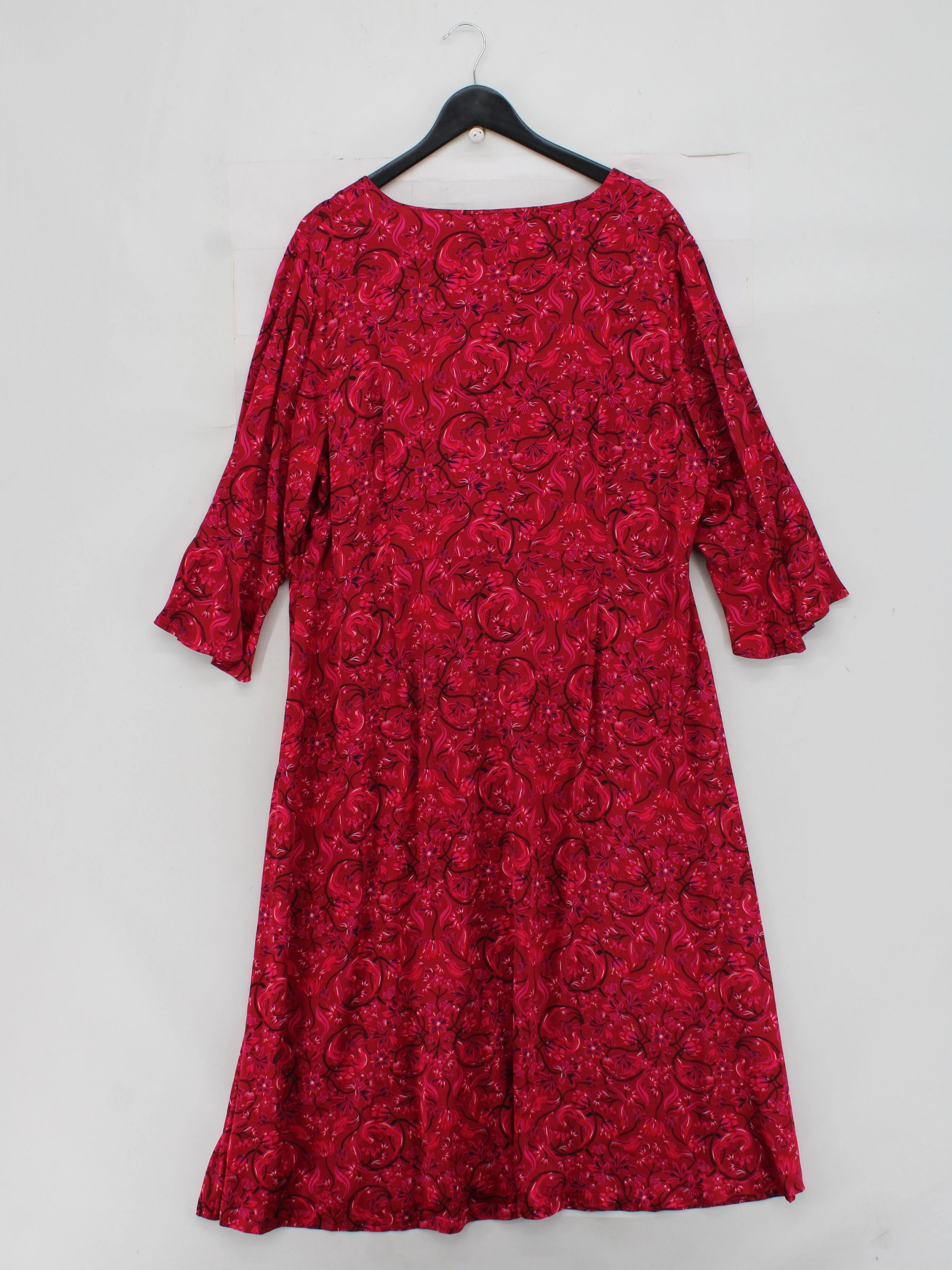 SEASALT CORNWALL T-Shirt Midi Dress UK20 in Red - Image 2