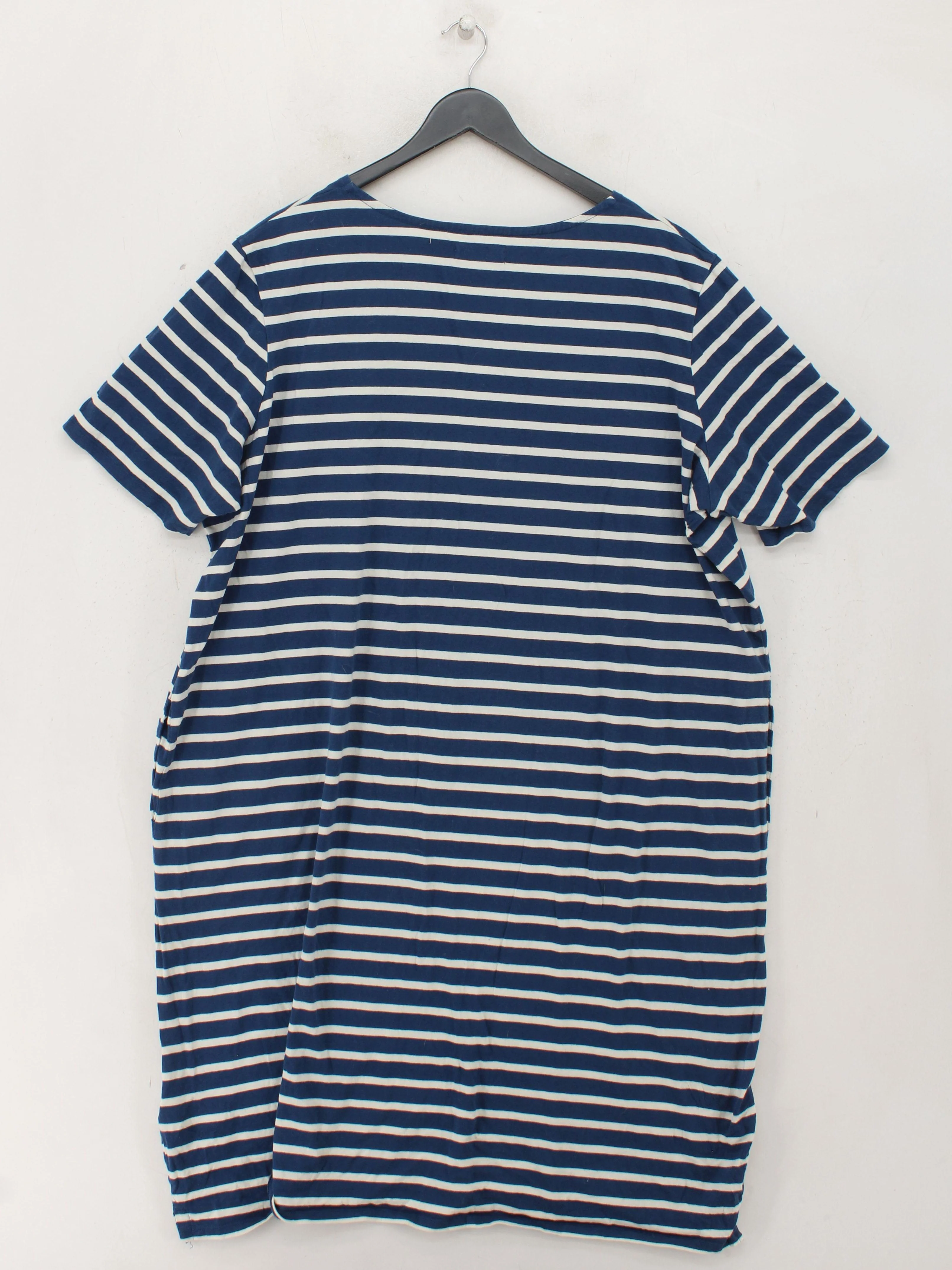 SEASALT CORNWALL T-Shirt Midi Dress UK26 in Blue - Image 2