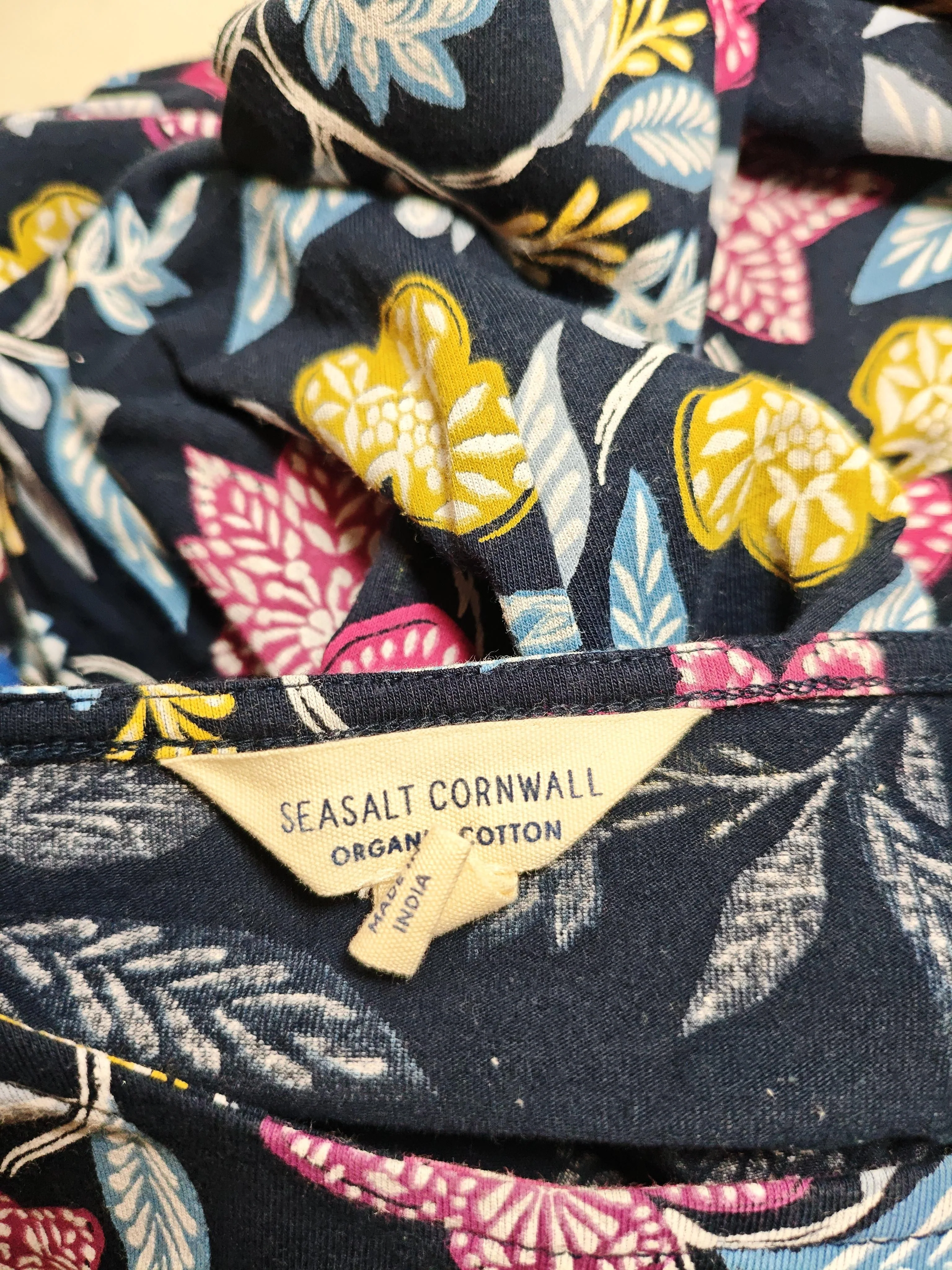 SEASALT CORNWALL T-Shirt Mini Dress S in Blue - Image 5