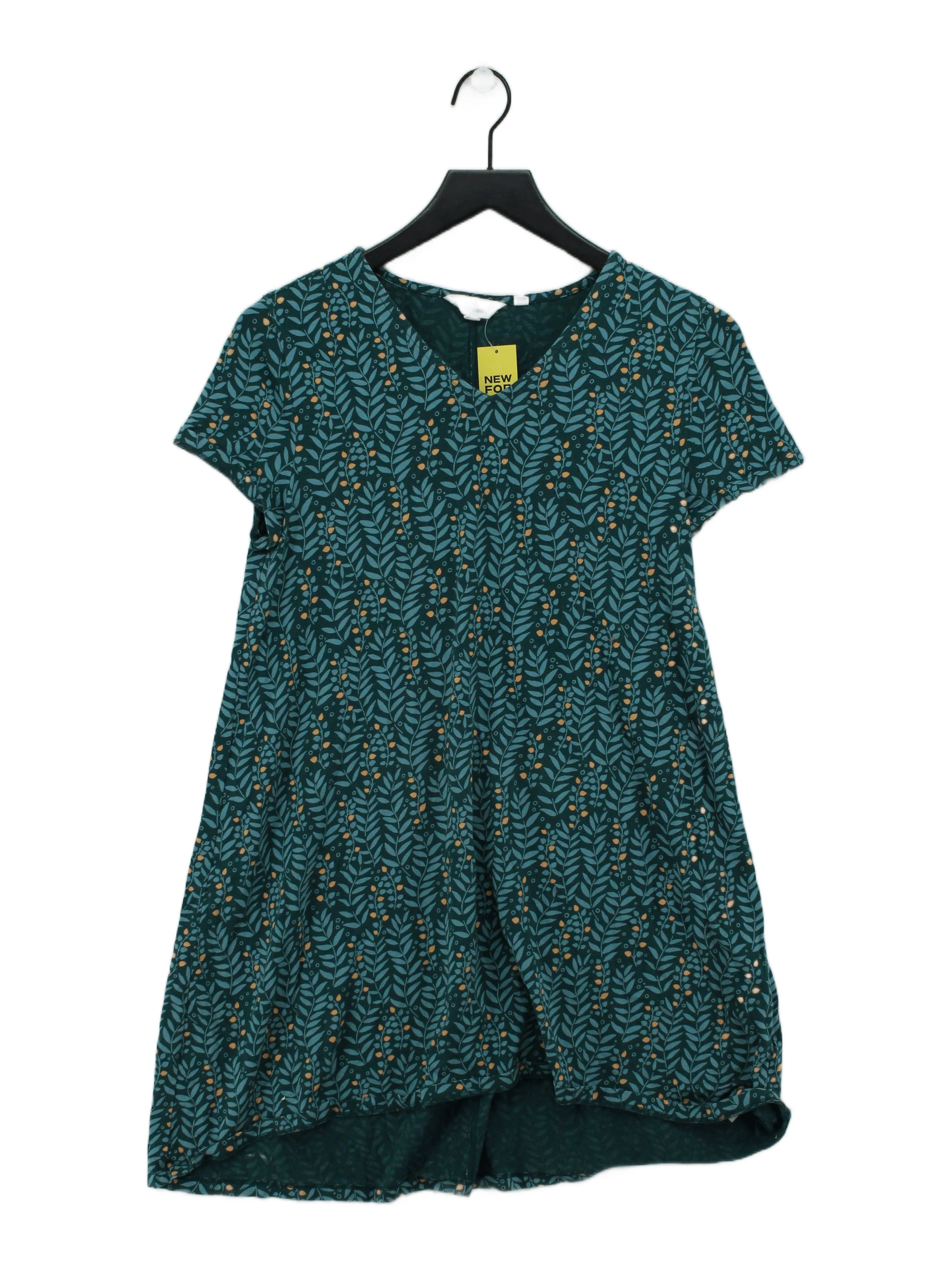 SEASALT CORNWALL T-Shirt Mini Dress UK10 in Green