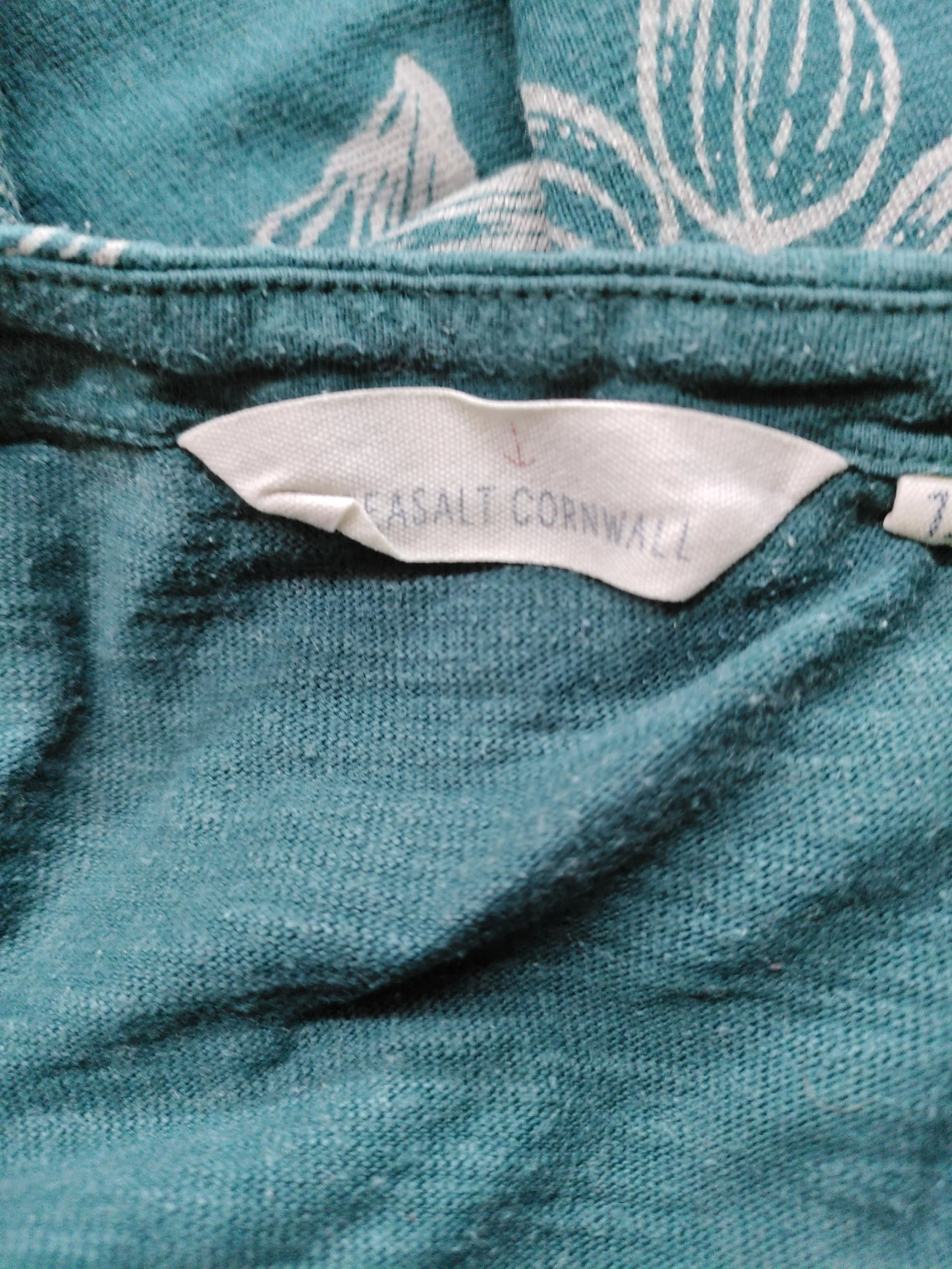 SEASALT CORNWALL T-Shirt Mini Dress UK10 in Green - Image 5