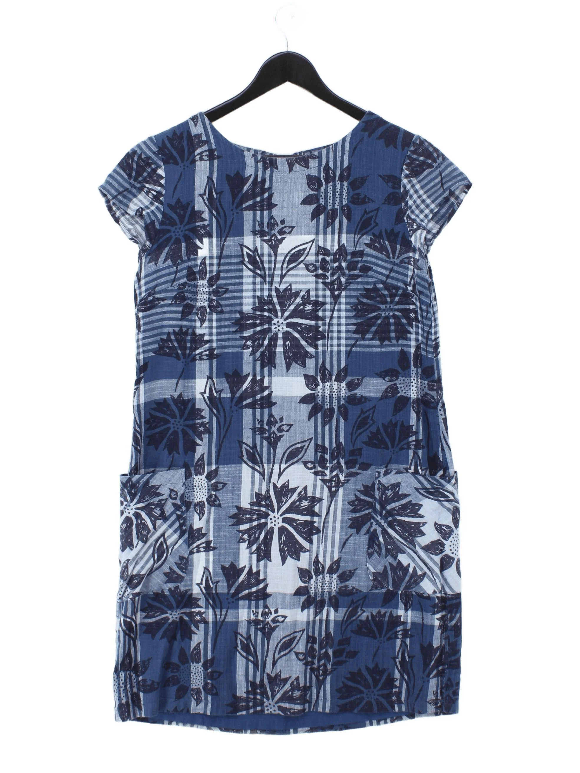 SEASALT CORNWALL T-Shirt Mini Dress UK12 in Blue