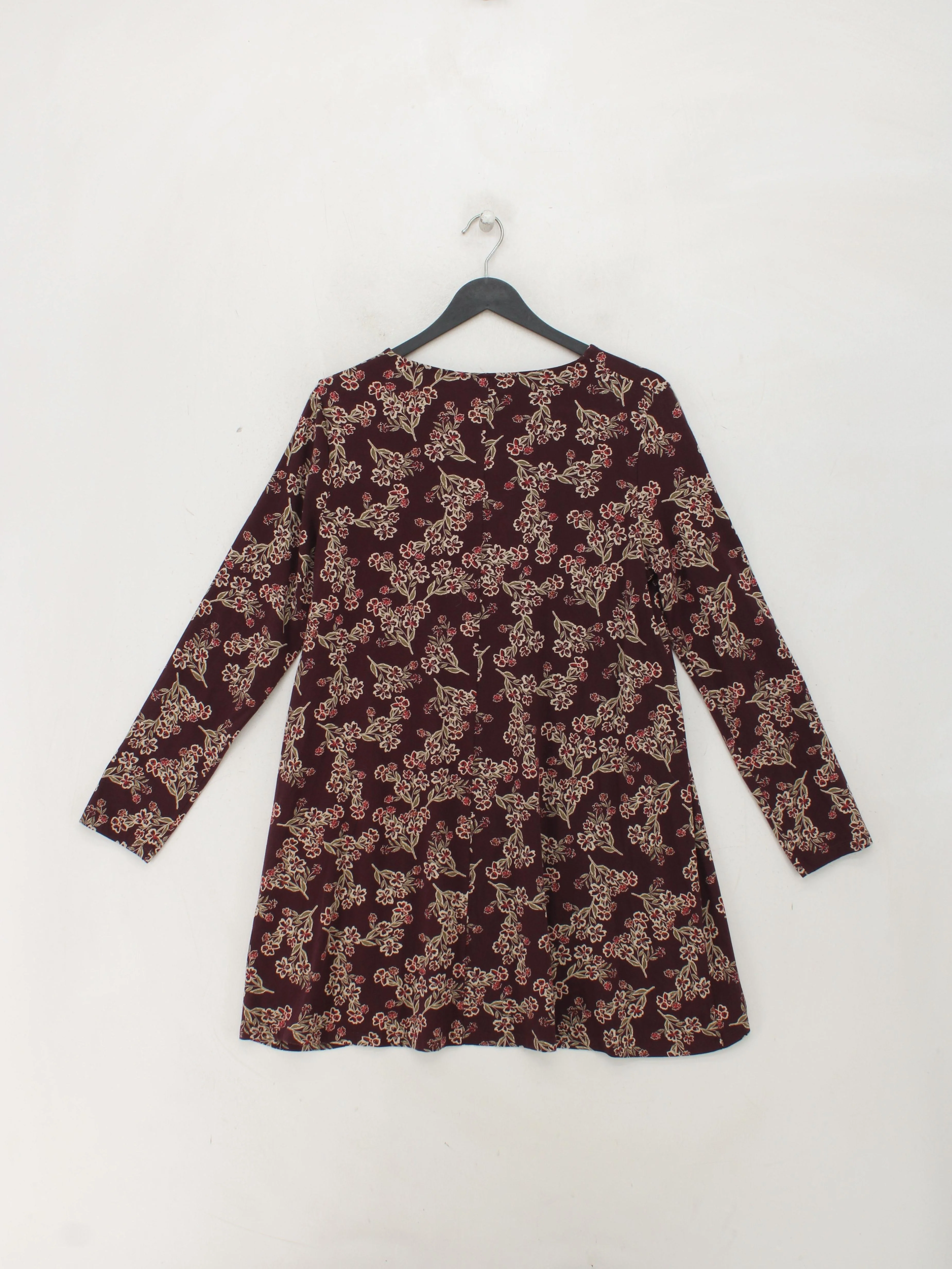 SEASALT CORNWALL T-Shirt Mini Dress UK12 in Brown - Image 2