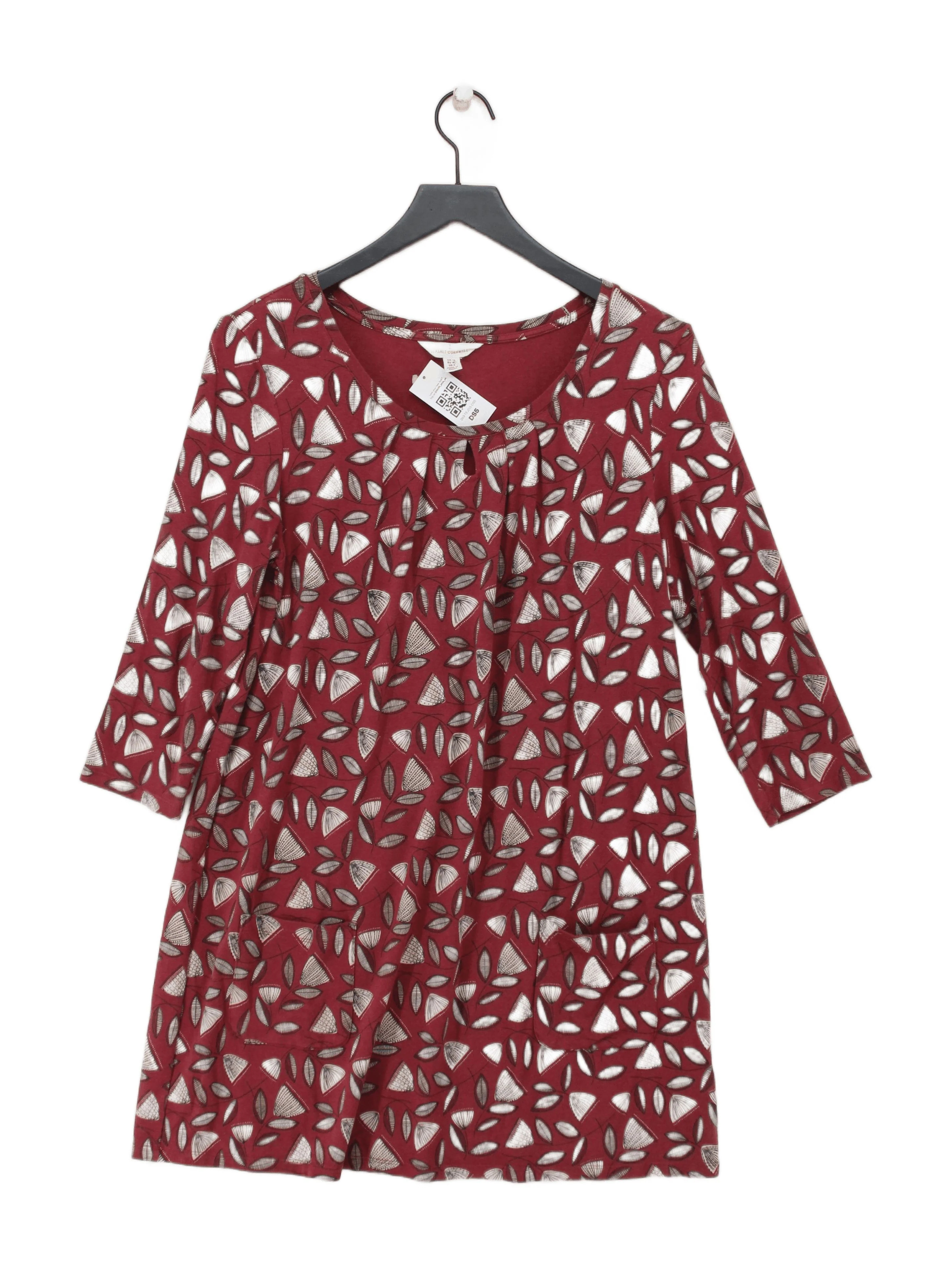 SEASALT CORNWALL T-Shirt Mini Dress UK12 in Brown
