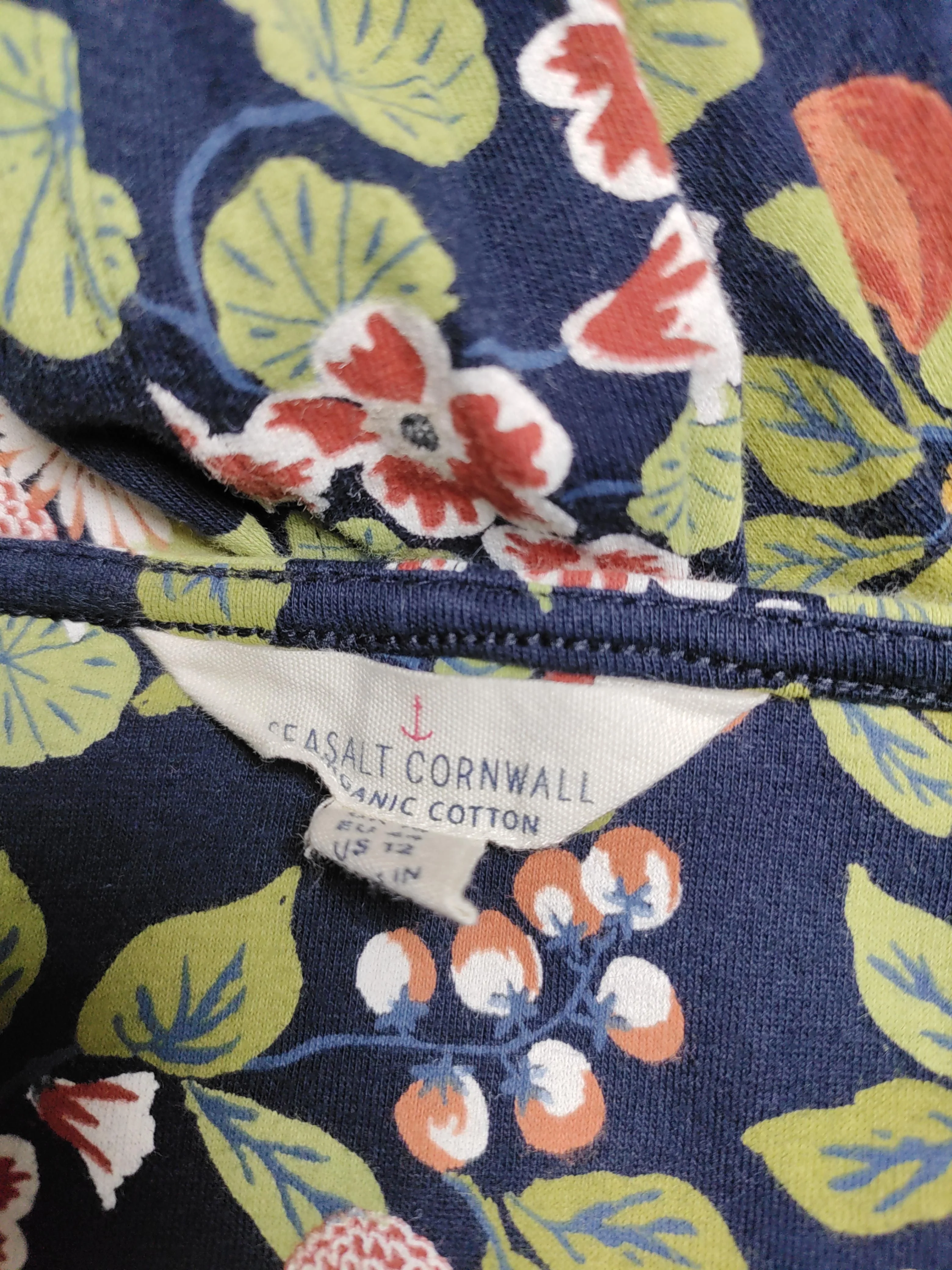 SEASALT CORNWALL T-Shirt Mini Dress UK12 in Multi - Image 5
