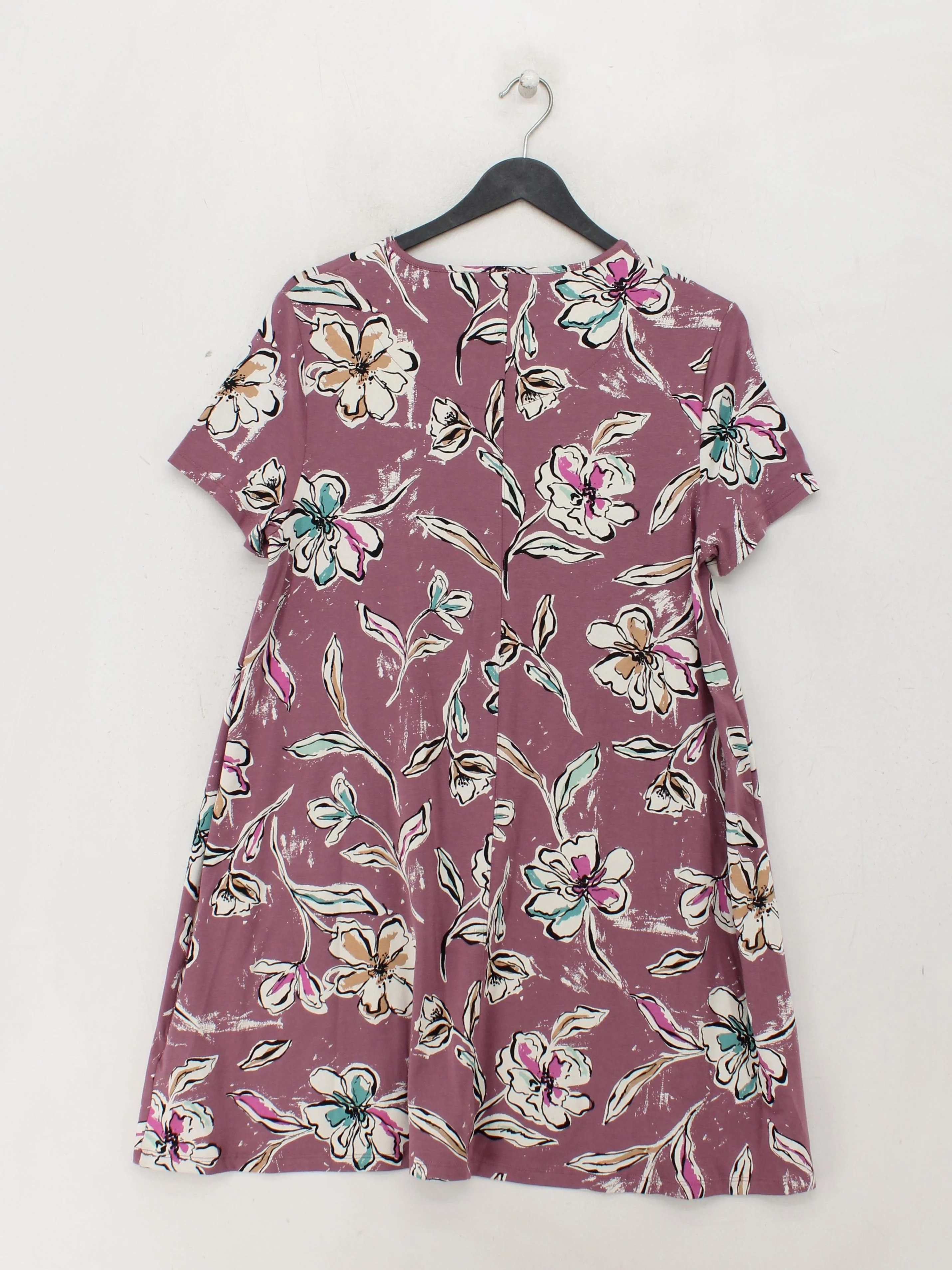 SEASALT CORNWALL T-Shirt Mini Dress UK12 in Purple - Image 2