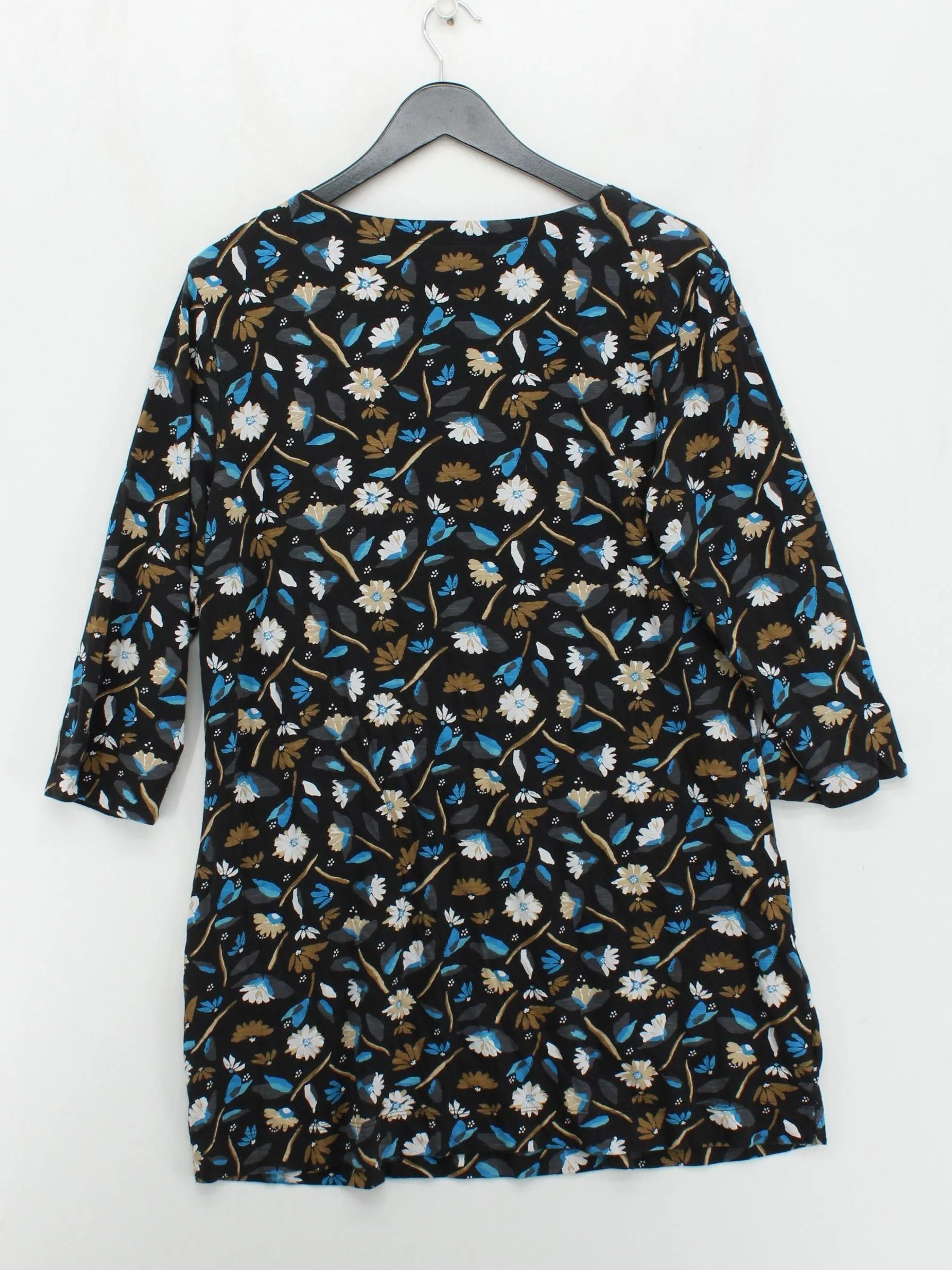 SEASALT CORNWALL T-Shirt Mini Dress UK16 in Black - Image 2