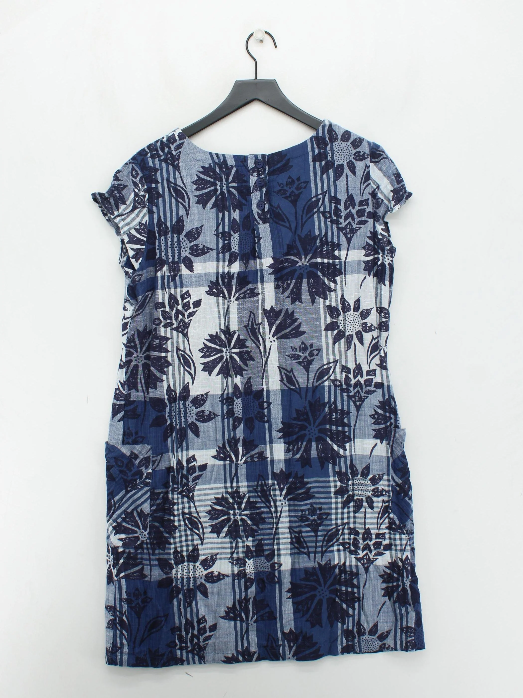 SEASALT CORNWALL T-Shirt Mini Dress UK16 in Blue - Image 2
