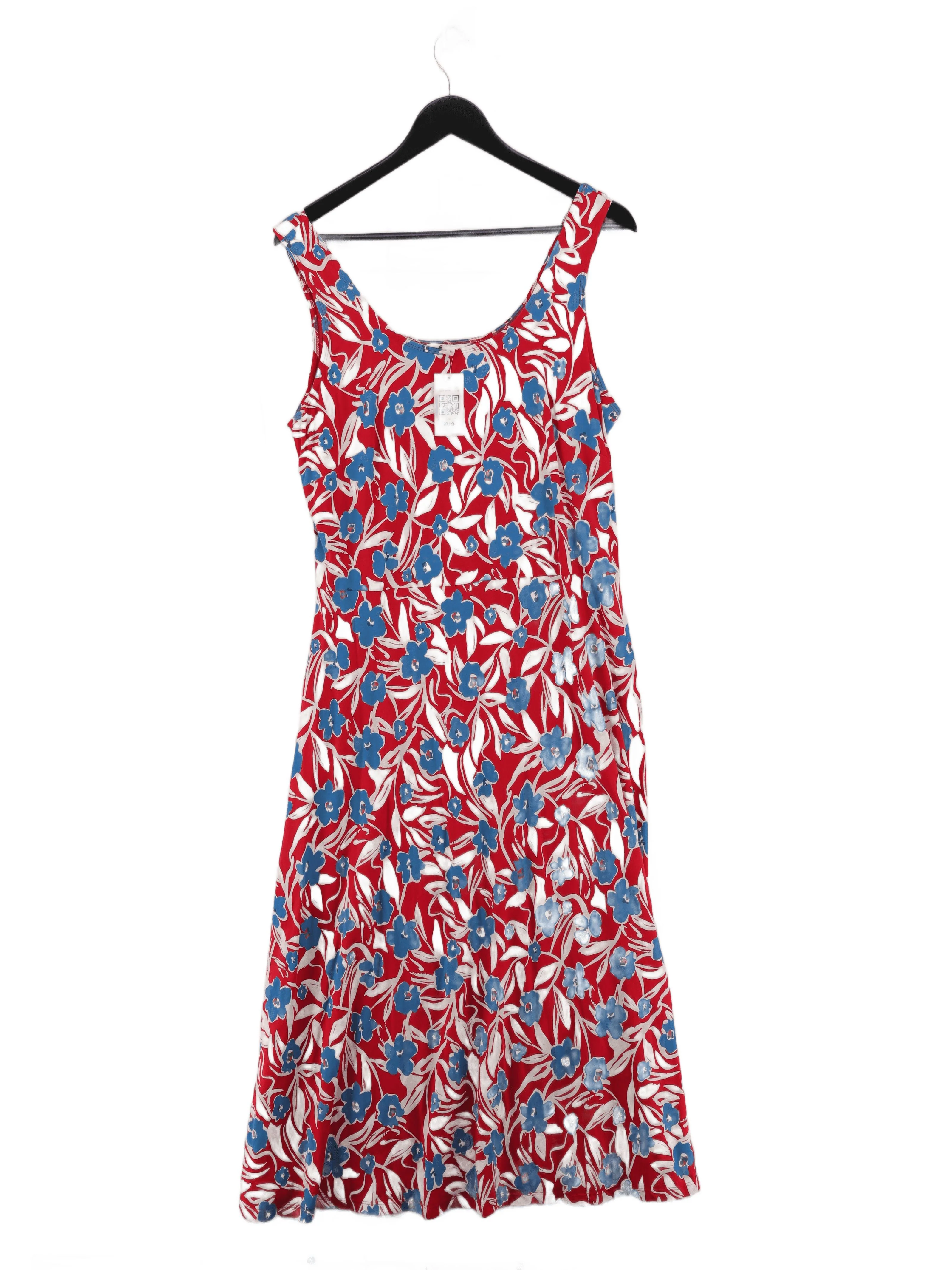 SEASALT CORNWALL Tank Midi Dress UK16 in Red