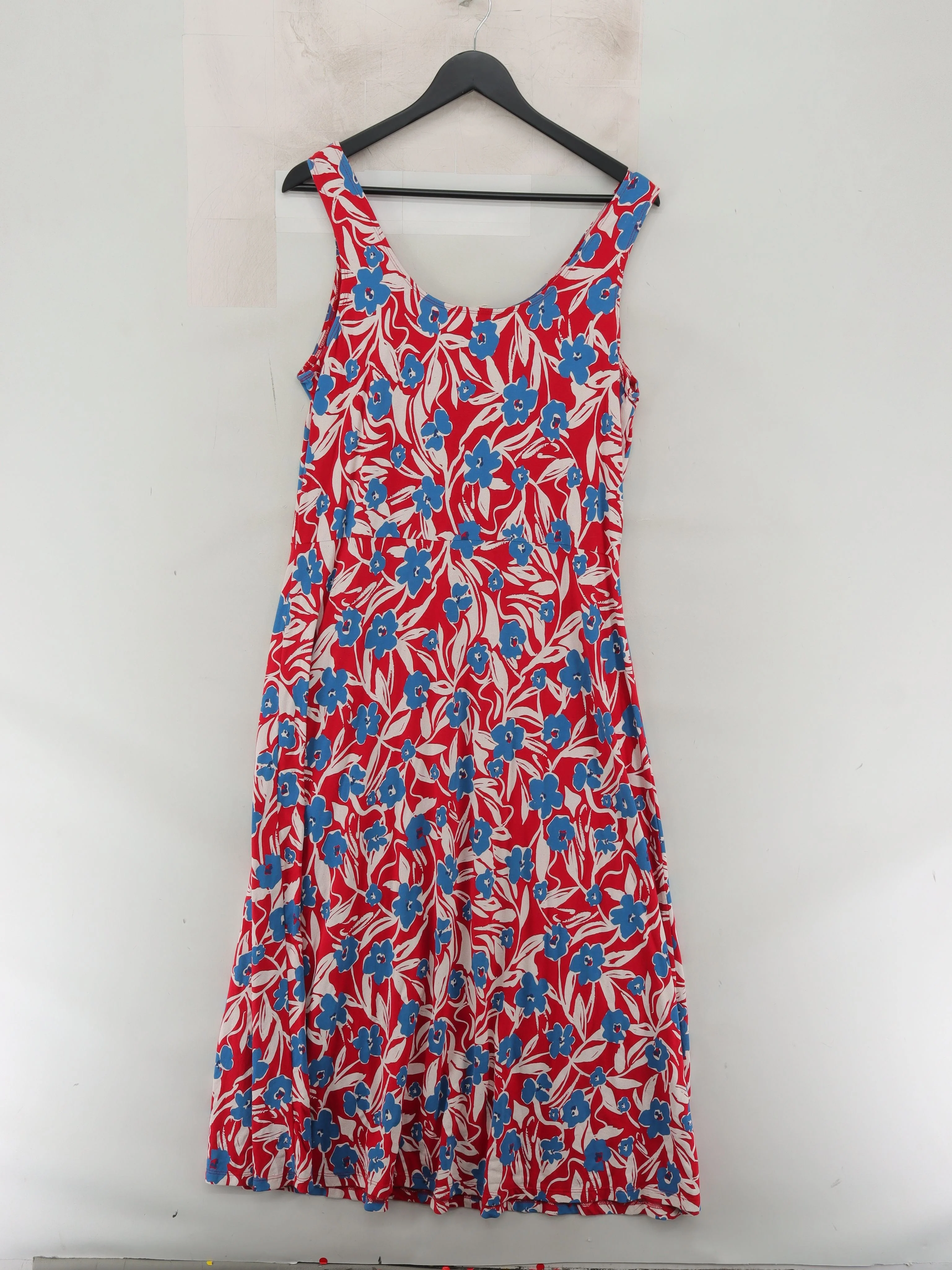 SEASALT CORNWALL Tank Midi Dress UK16 in Red - Image 2