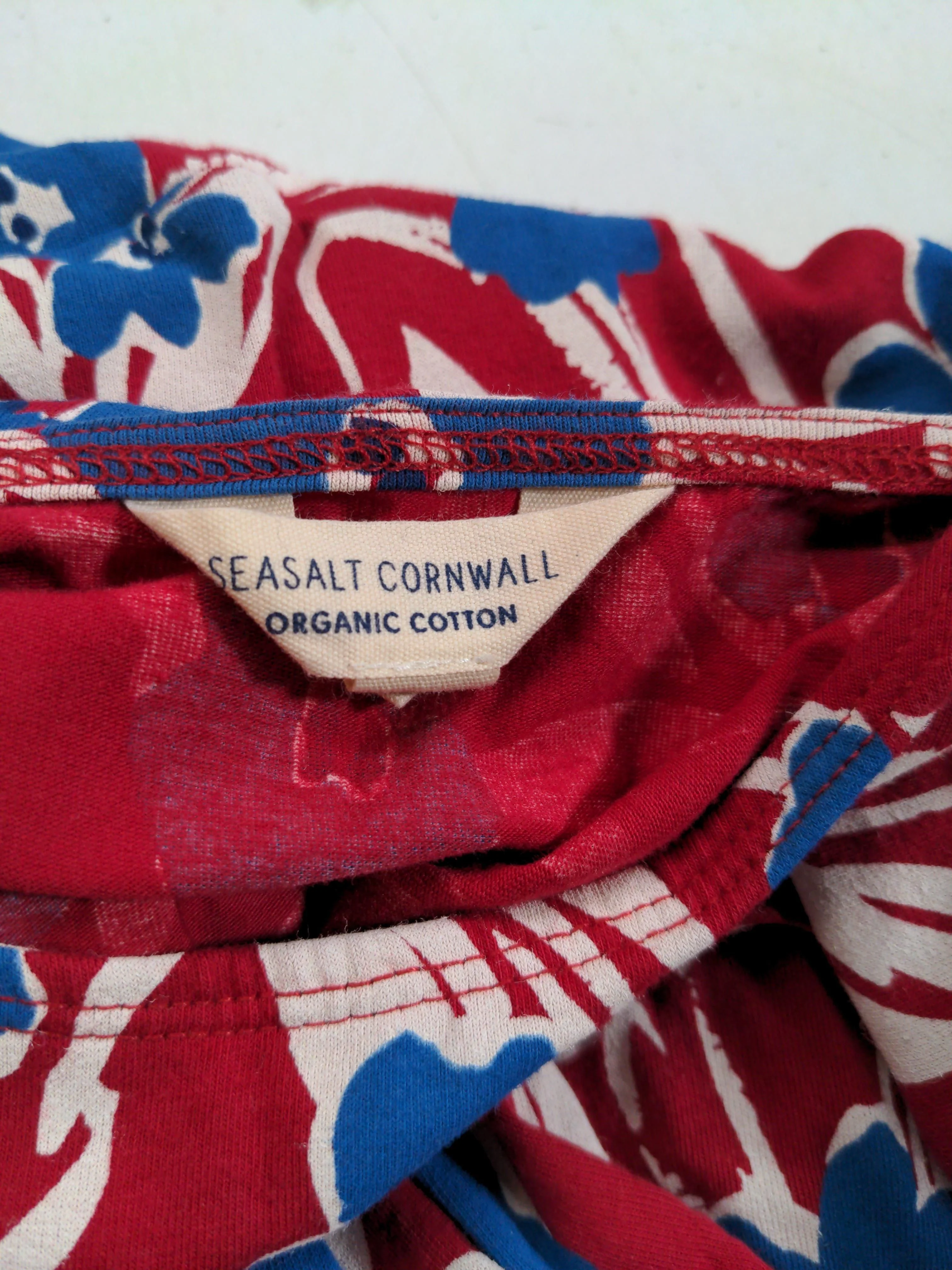 SEASALT CORNWALL Tank Midi Dress UK16 in Red - Image 5