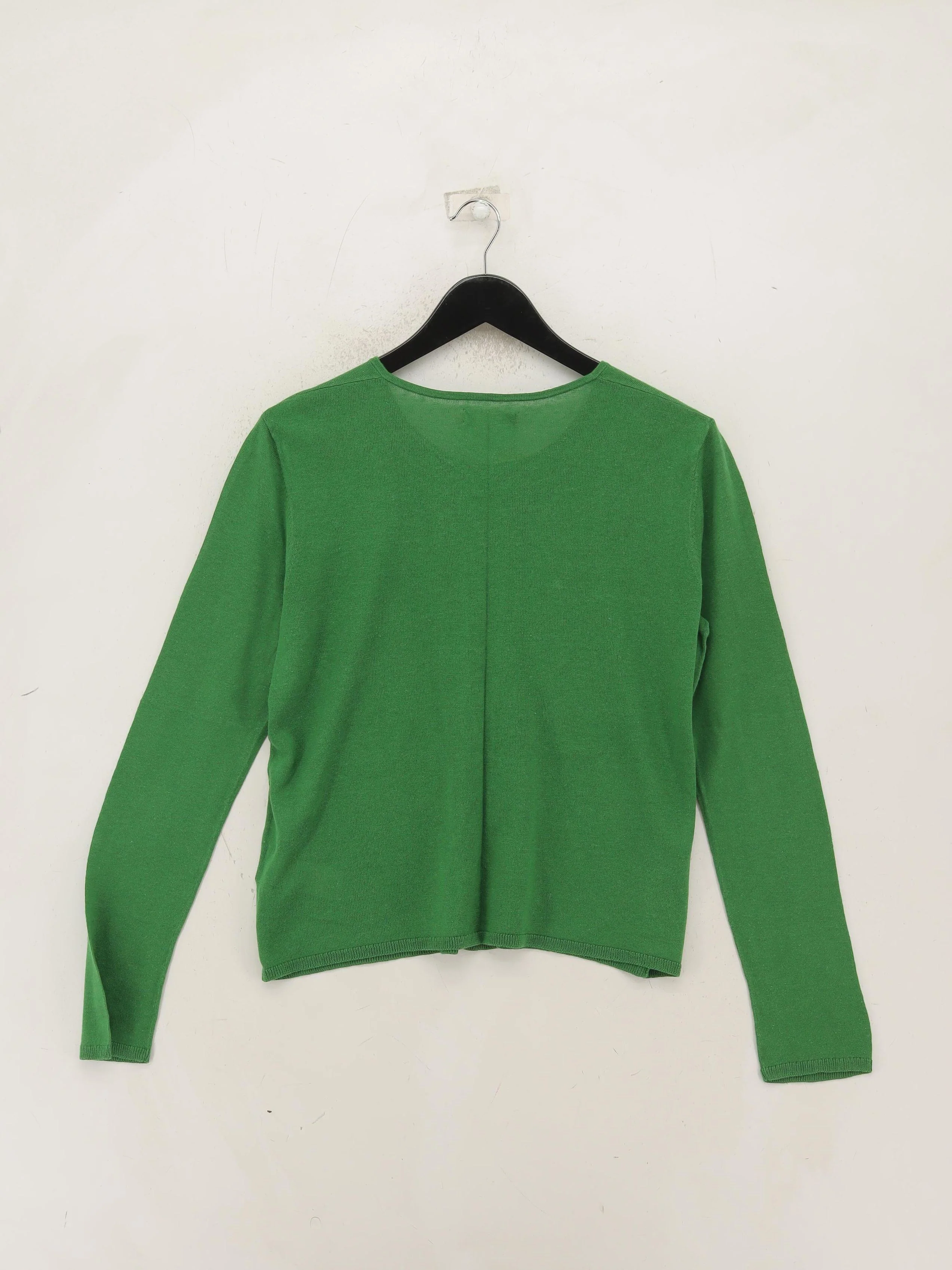 SEASALT CORNWALL Women's Cardigan UK 14 Green Linen with Cotton Cardigan - Image 2