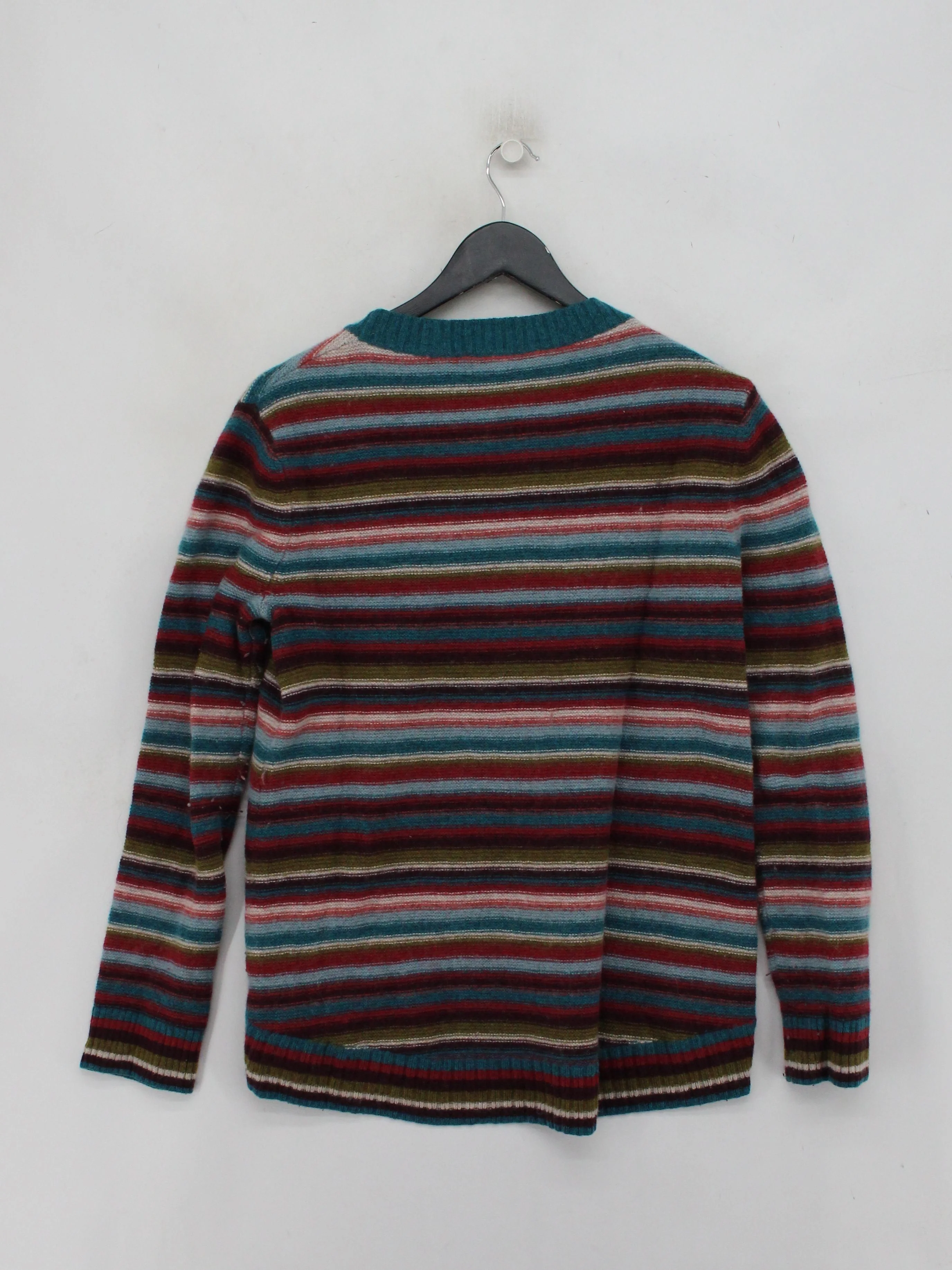 SEASALT CORNWALL Women's Cardigan UK 14 Multi Wool with Nylon Cardigan - Image 2
