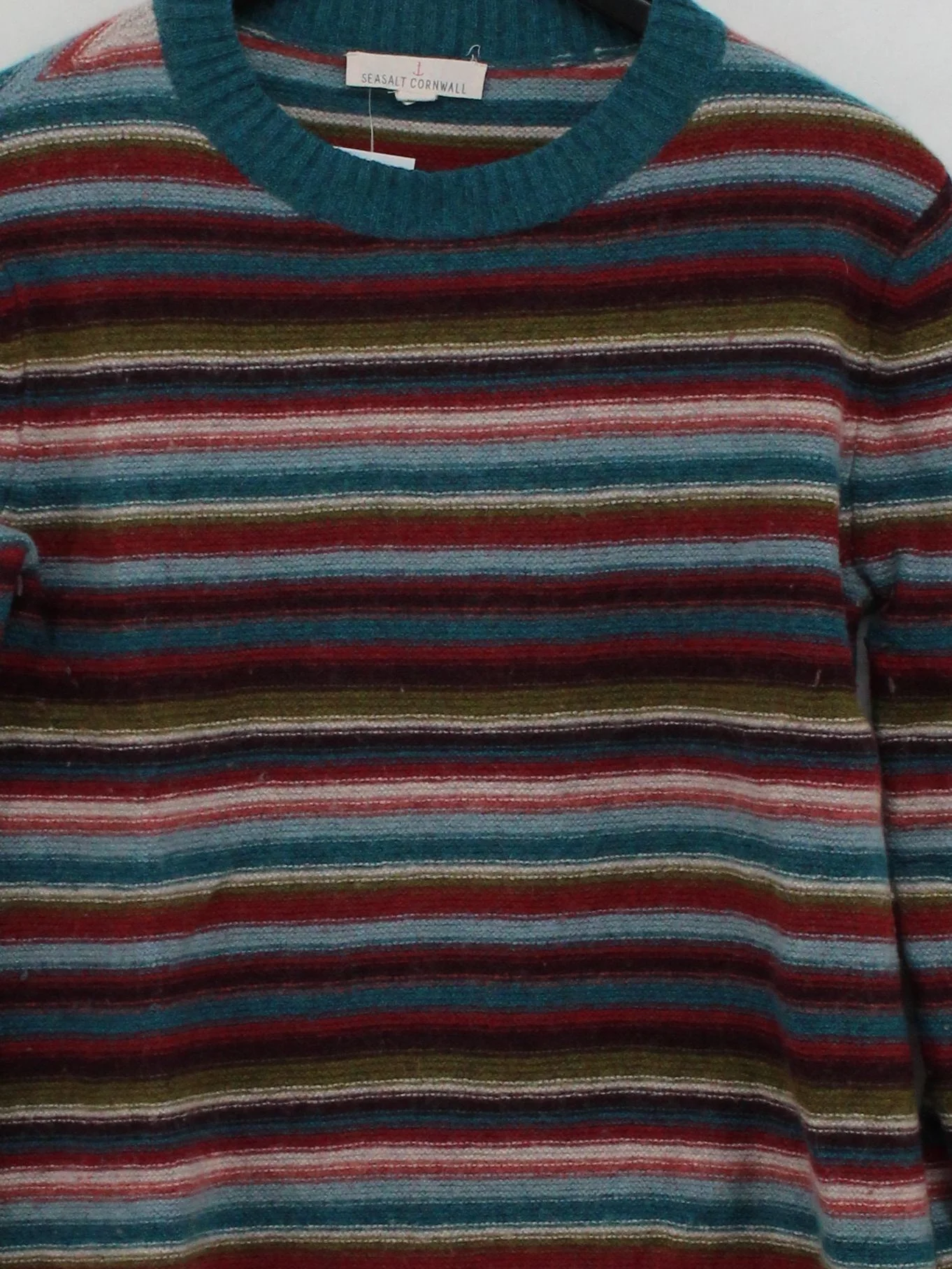 SEASALT CORNWALL Women's Cardigan UK 14 Multi Wool with Nylon Cardigan - Image 3
