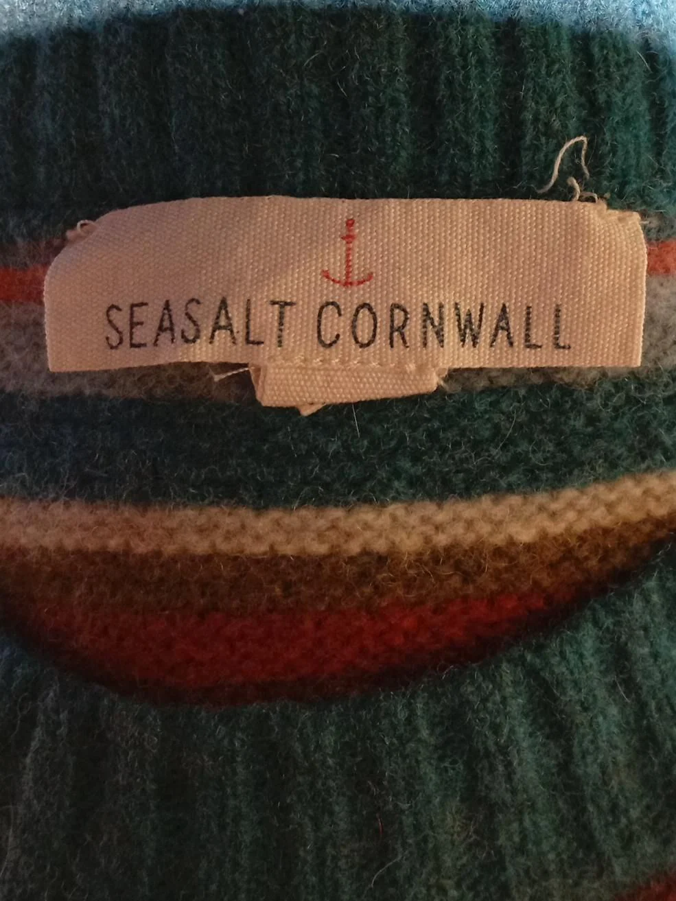 SEASALT CORNWALL Women's Cardigan UK 14 Multi Wool with Nylon Cardigan - Image 5