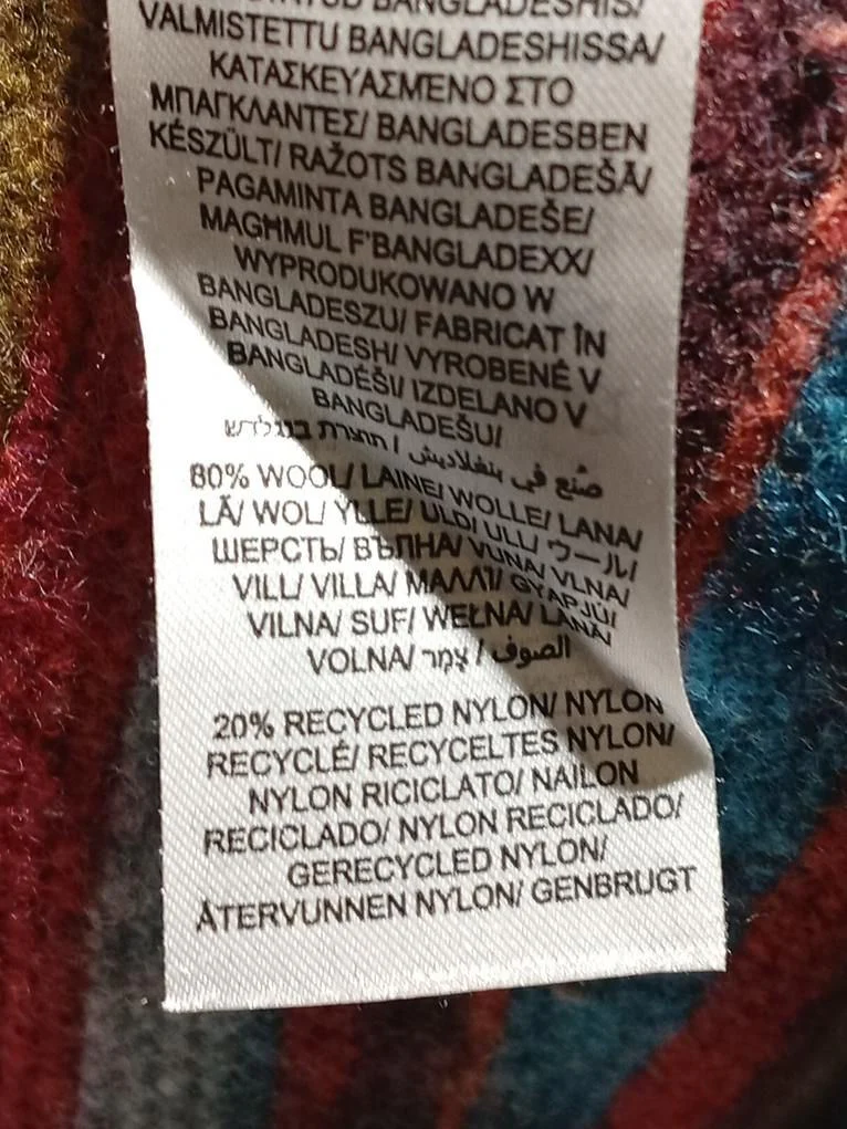 SEASALT CORNWALL Women's Cardigan UK 14 Multi Wool with Nylon Cardigan - Image 6