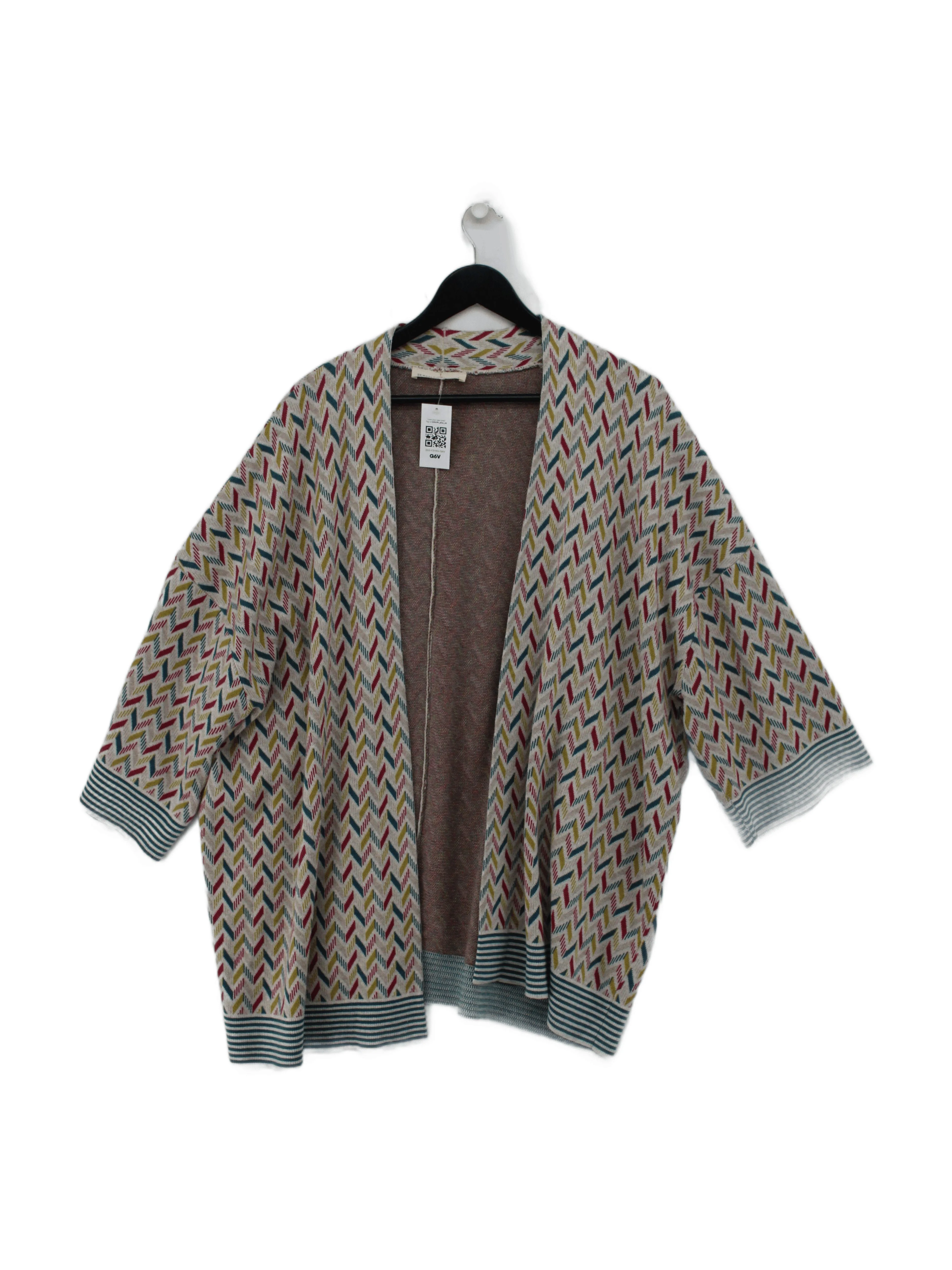 SEASALT CORNWALL Women's Cardigan UK 24 Multi 100% Cotton Cardigan