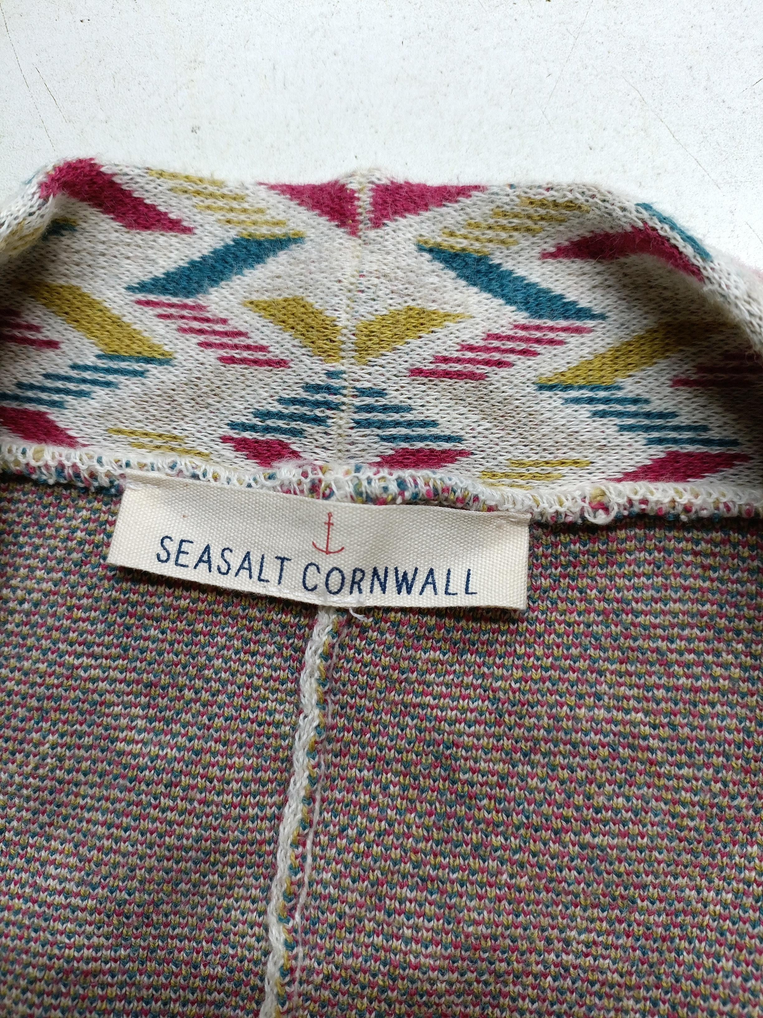 SEASALT CORNWALL Women's Cardigan UK 24 Multi 100% Cotton Cardigan - Image 5