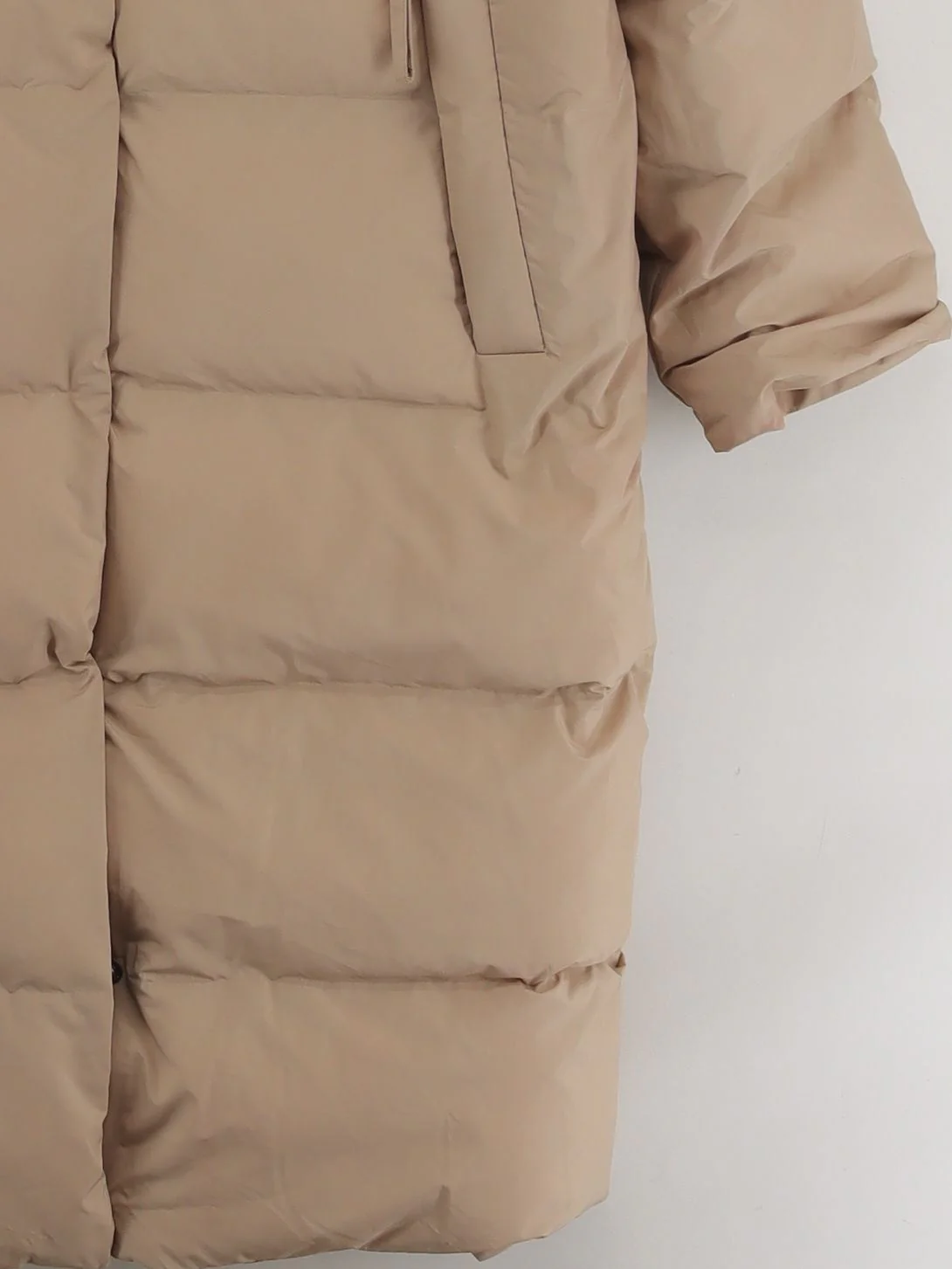 SEASALT CORNWALL Women's Coat L Tan 100% Polyester Puffer Jacket - Image 4
