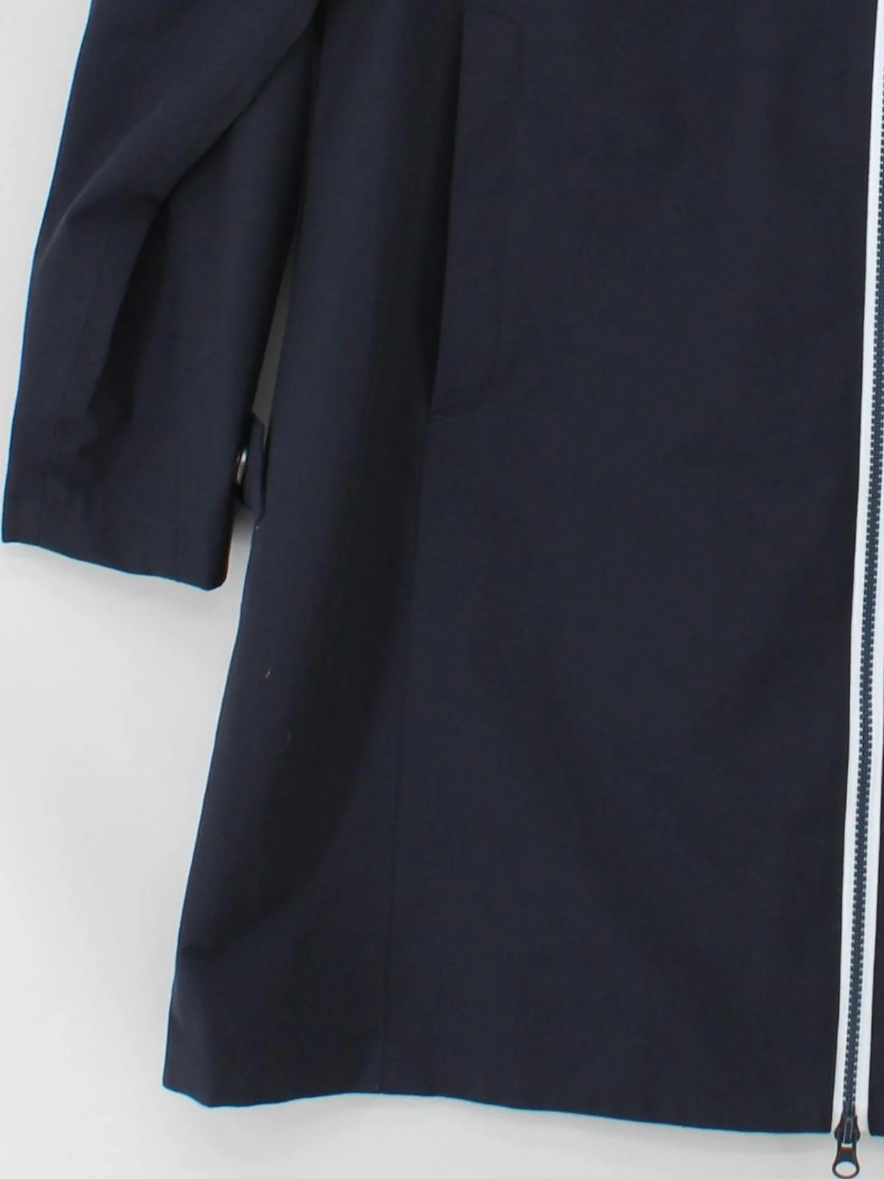 SEASALT CORNWALL Women's Coat UK 16 Blue Cotton with Nylon Rain Coat - Image 4