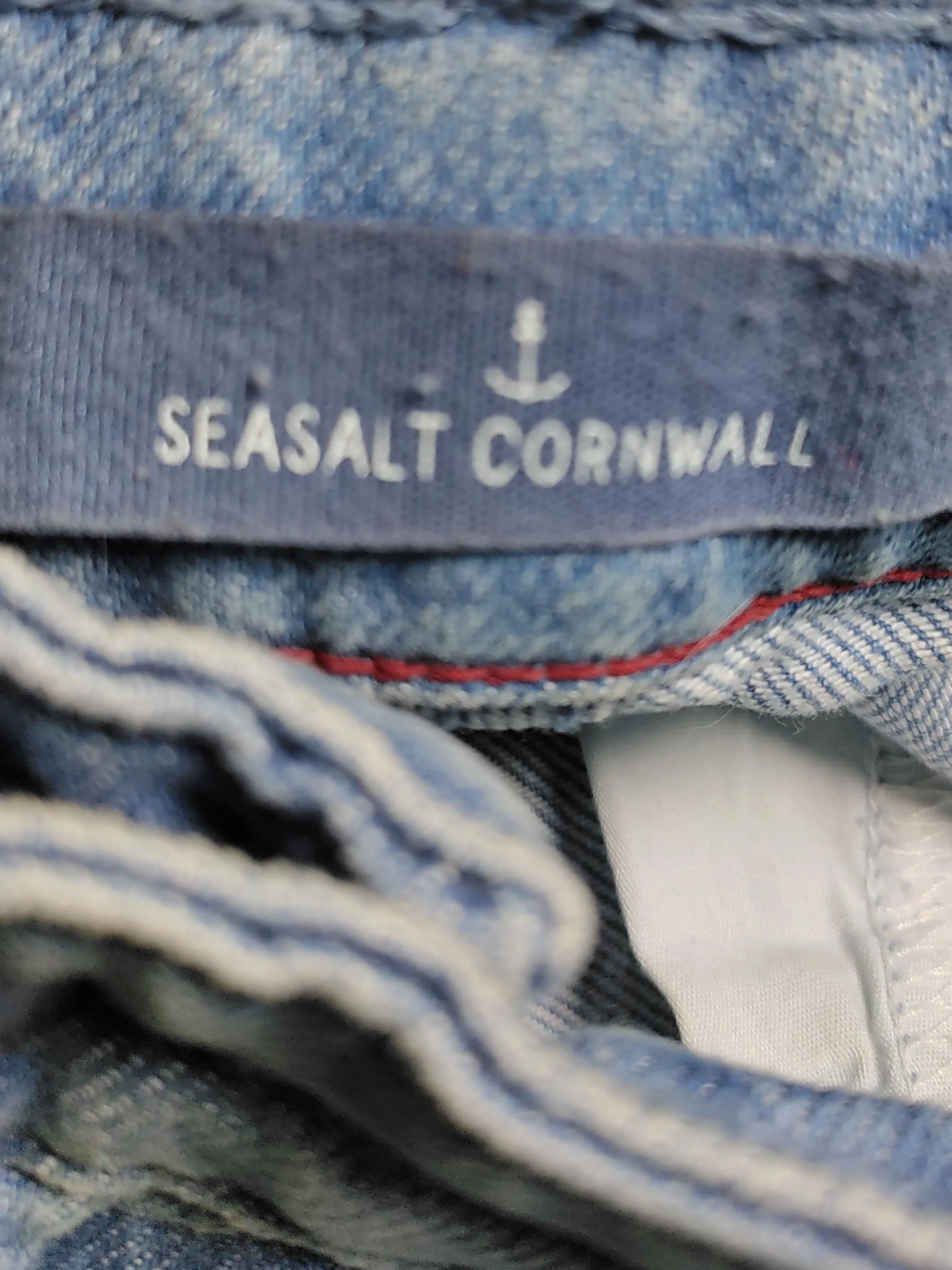 SEASALT CORNWALL Women's Jeans M Blue Cotton with Elastane Straight - Image 5