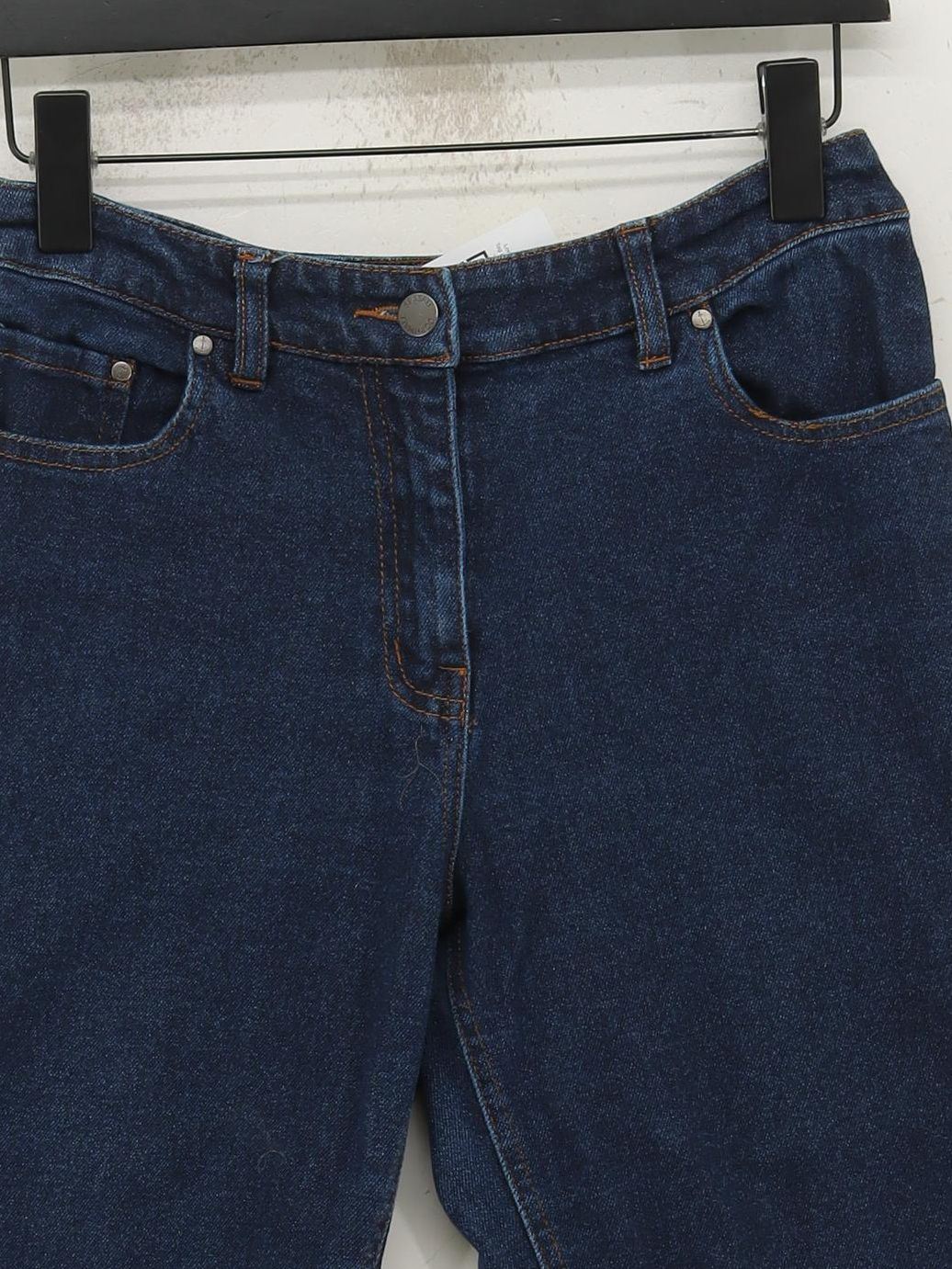 SEASALT CORNWALL Women's Jeans UK 10 Blue Cotton with Elastane Mom - Image 3
