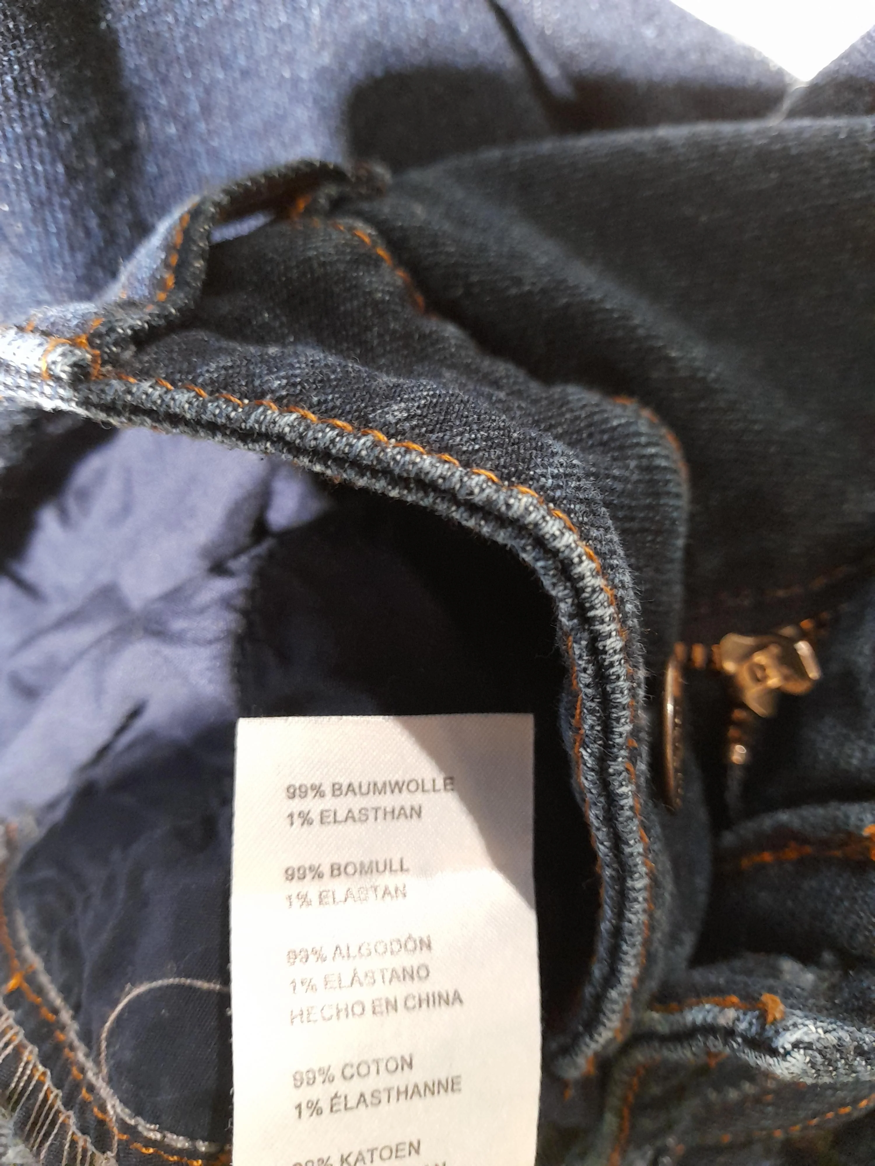 SEASALT CORNWALL Women's Jeans UK 10 Blue Cotton with Elastane Mom - Image 6