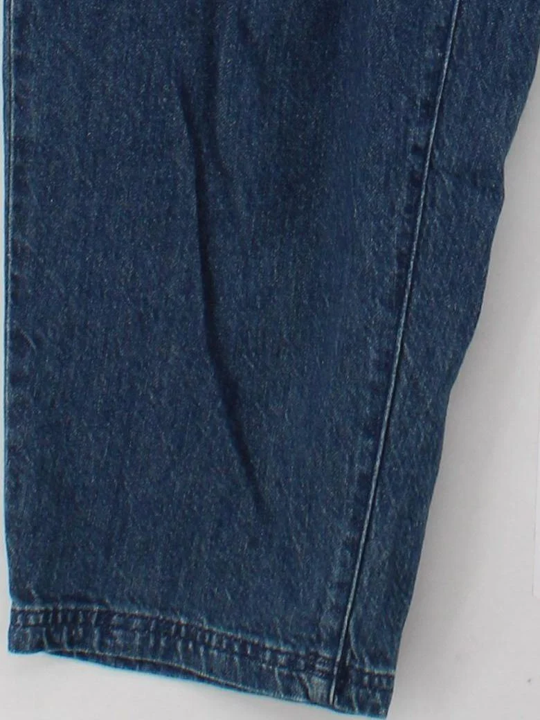 SEASALT CORNWALL Women's Jeans UK 14 Blue Cotton with Linen Mom - Image 4