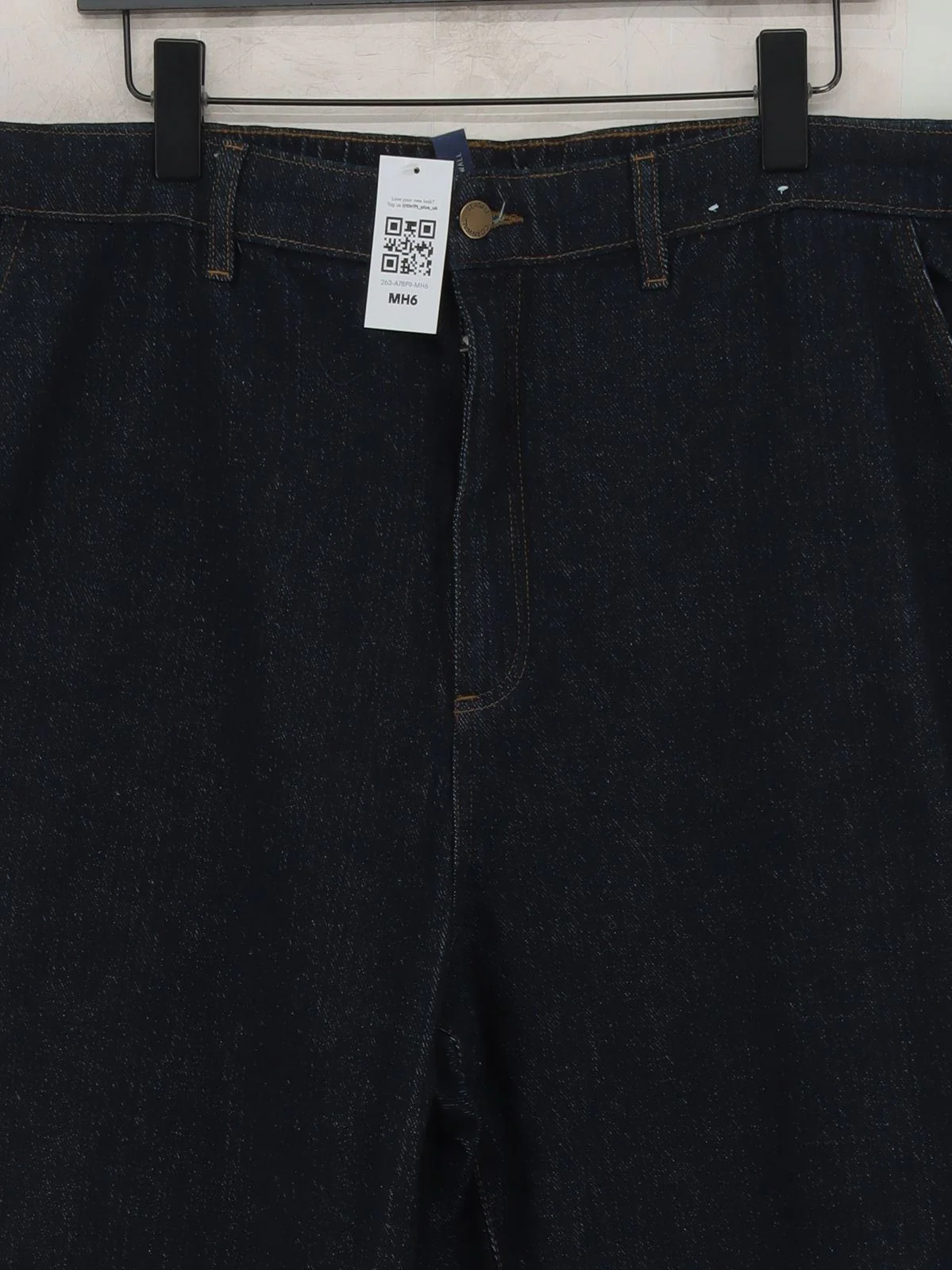 SEASALT CORNWALL Women's Jeans UK 24 Blue Cotton with Other Straight - Image 3