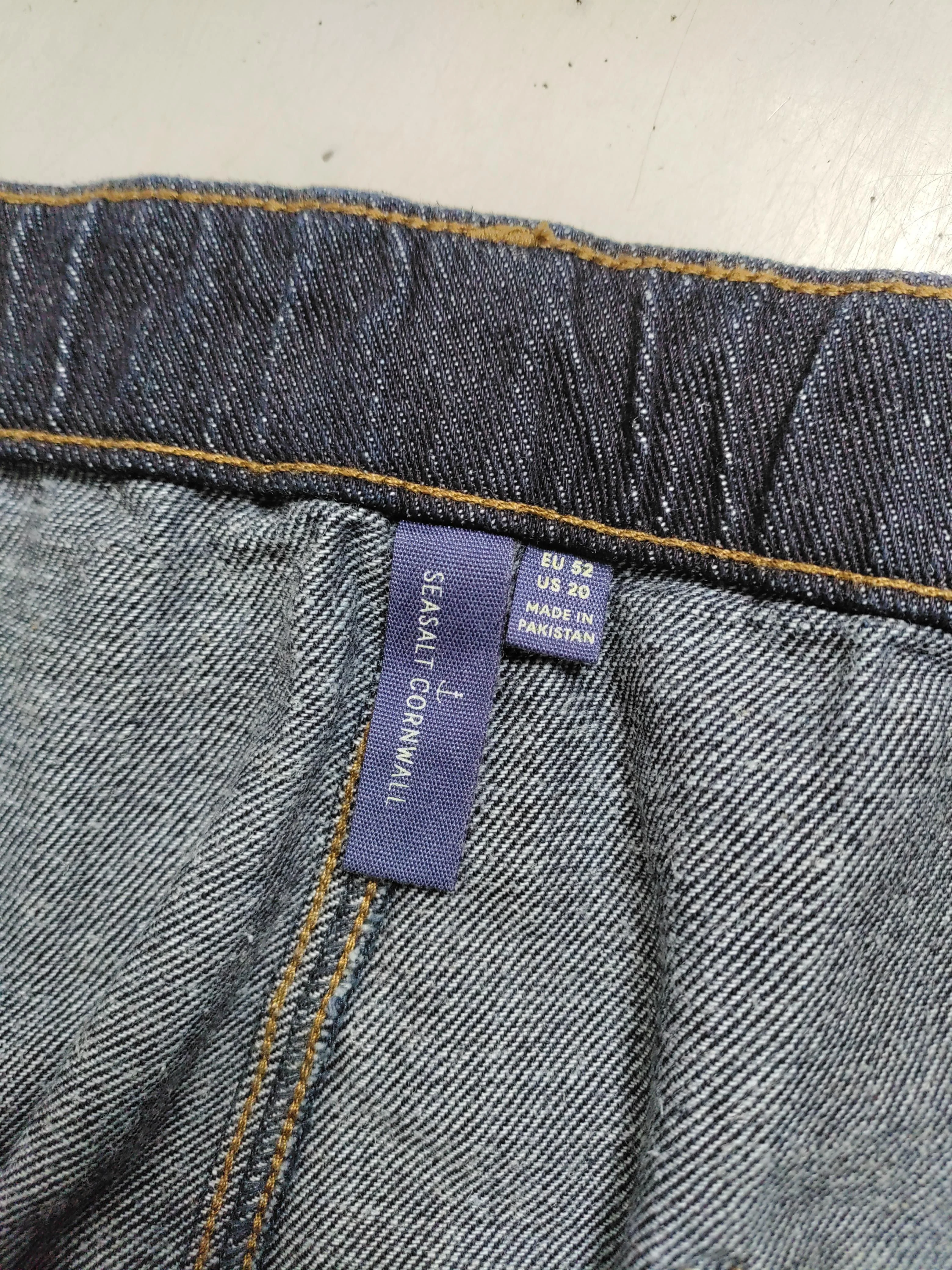 SEASALT CORNWALL Women's Jeans UK 24 Blue Cotton with Other Straight - Image 5
