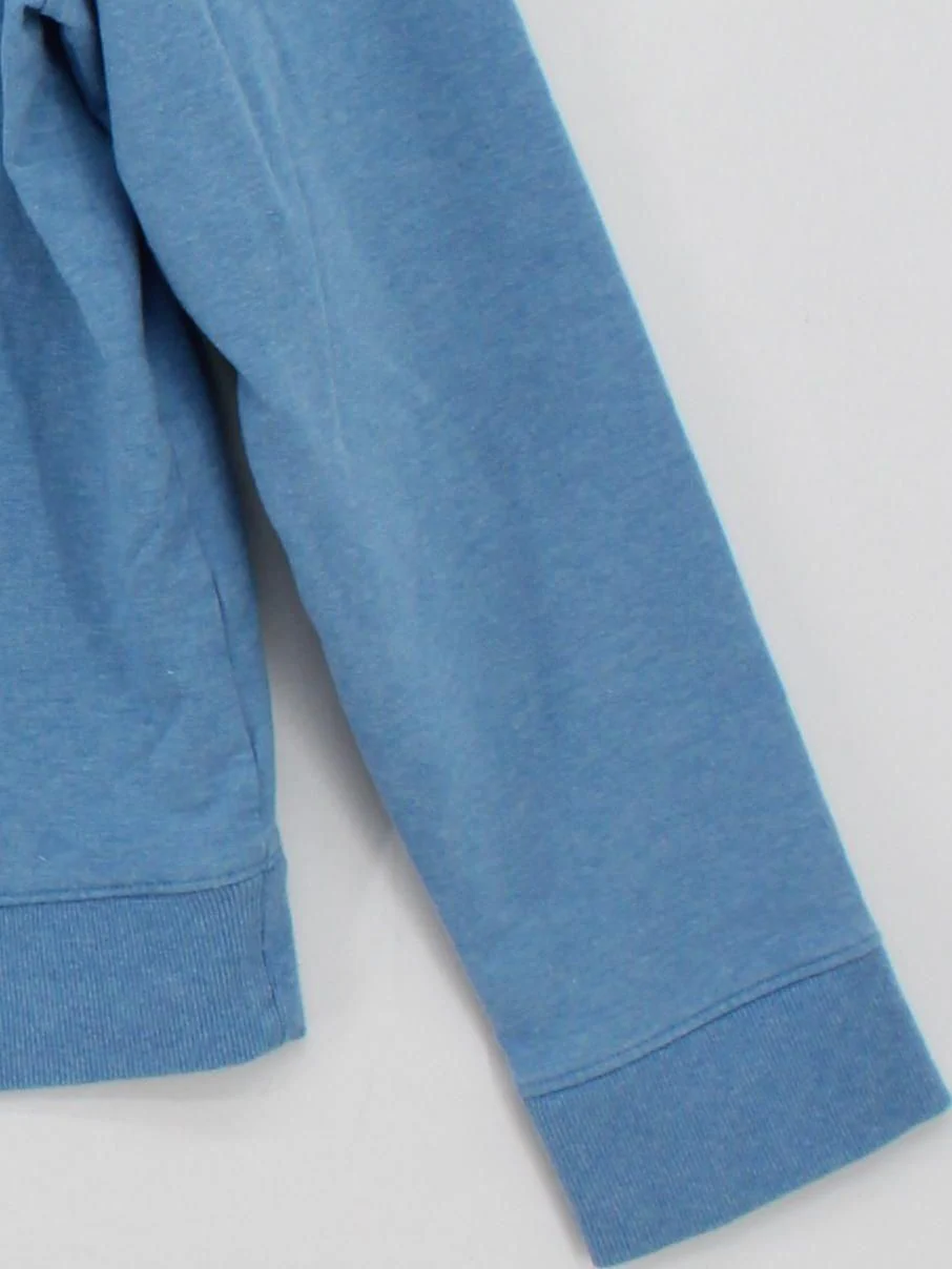 SEASALT CORNWALL Women's Jumper M Blue 100% Cotton High Neck Pullover - Image 4