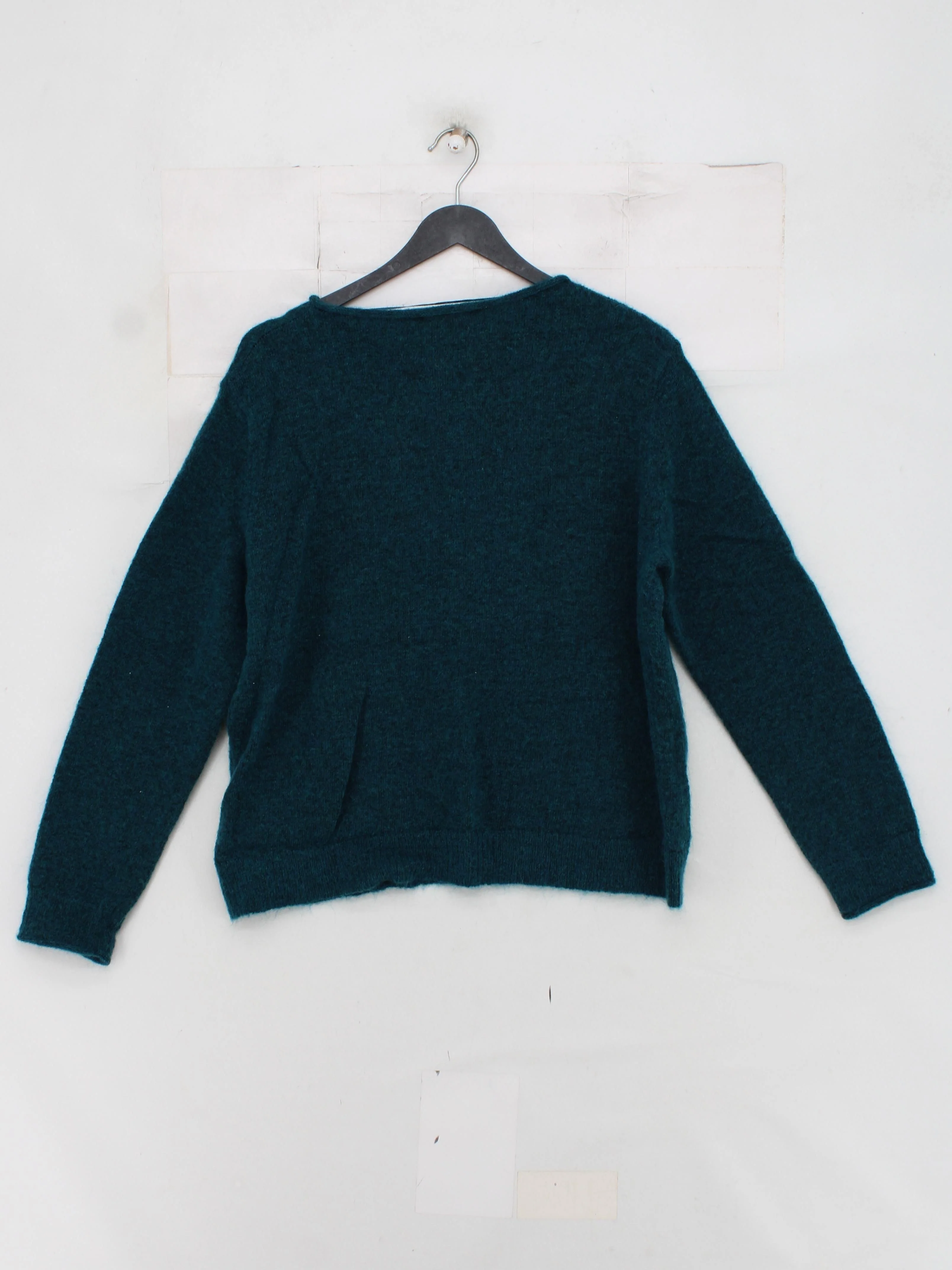 SEASALT CORNWALL Women's Jumper M Green 100% Nylon Round Neck Pullover - Image 2