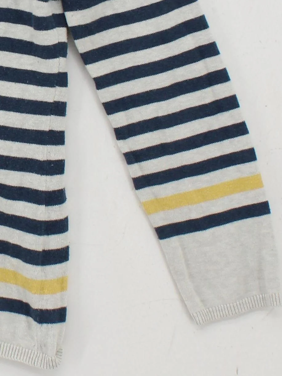 SEASALT CORNWALL Women's Jumper S Multi Striped 100% Cotton Round Neck Pullover - Image 4