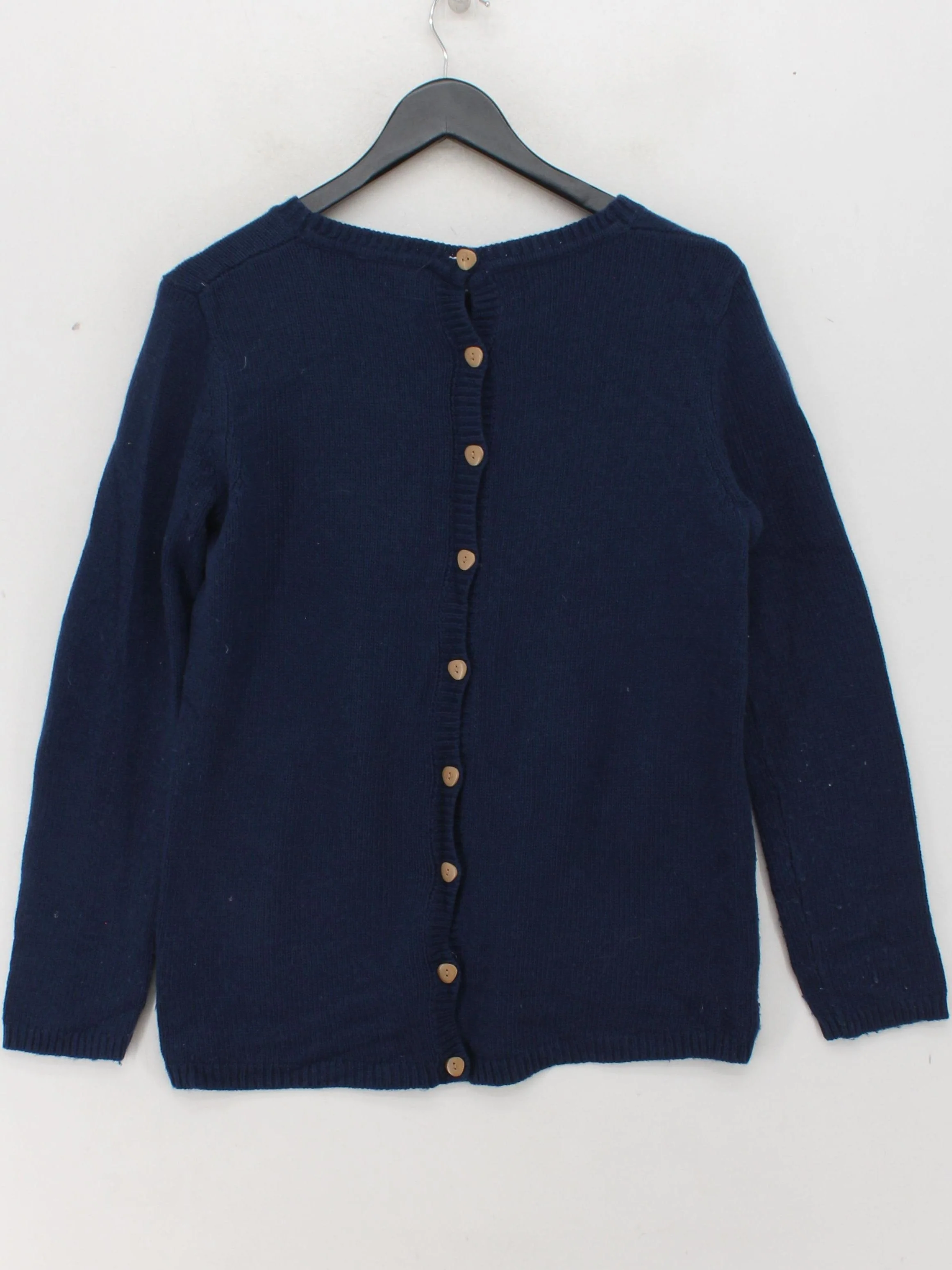 SEASALT CORNWALL Women's Jumper UK 12 Blue Viscose - Image 2